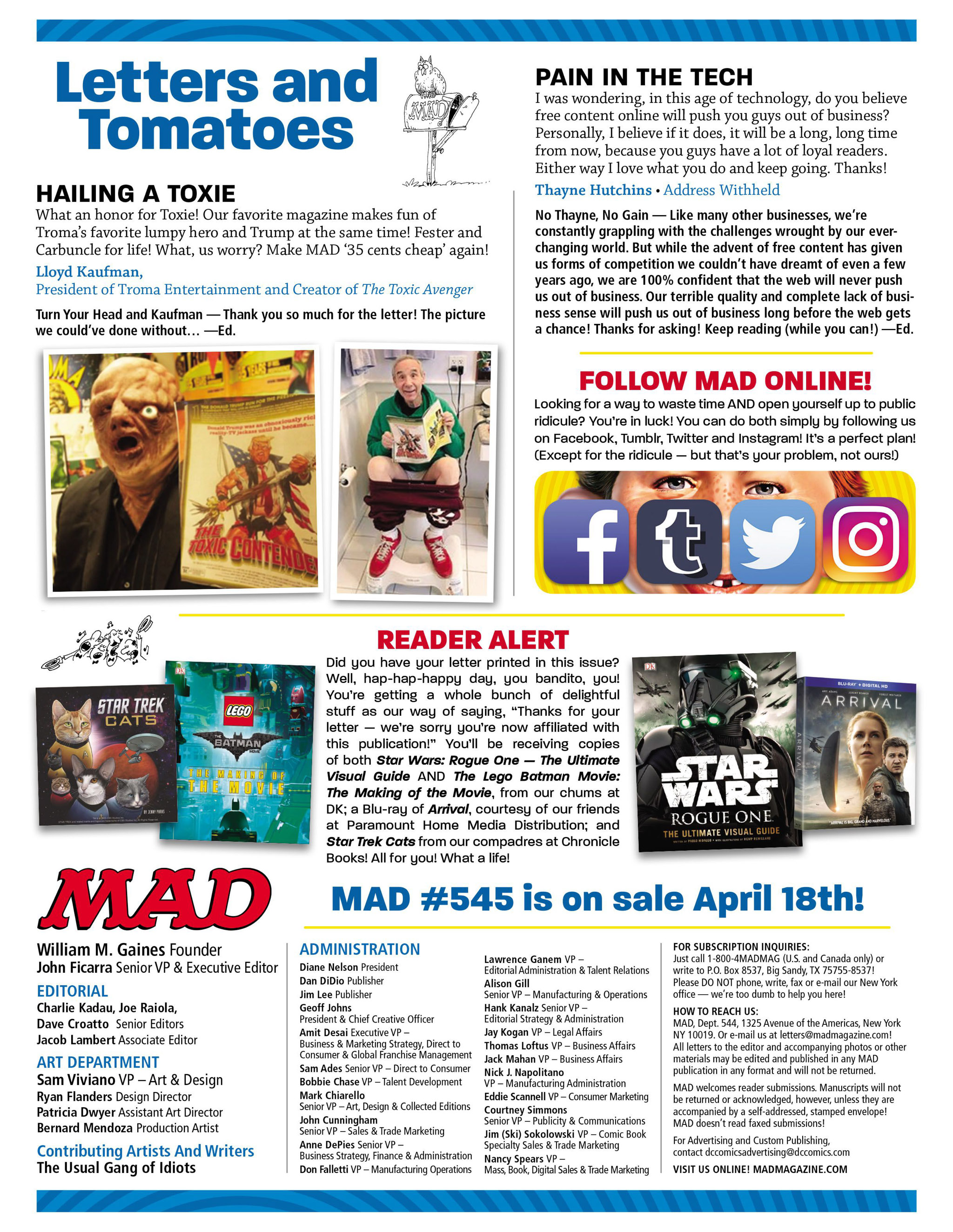 Read online MAD comic -  Issue #544 - 6