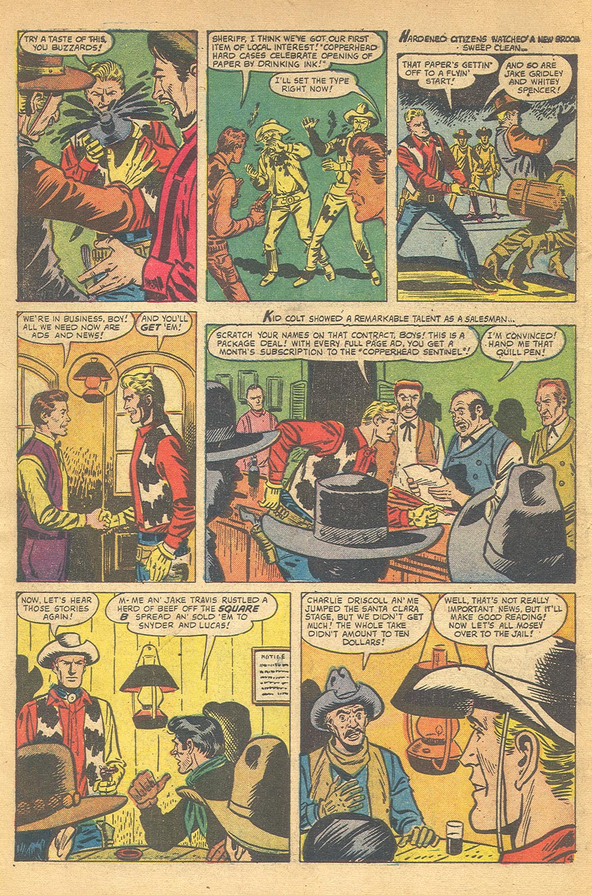 Read online Kid Colt Outlaw comic -  Issue #69 - 6