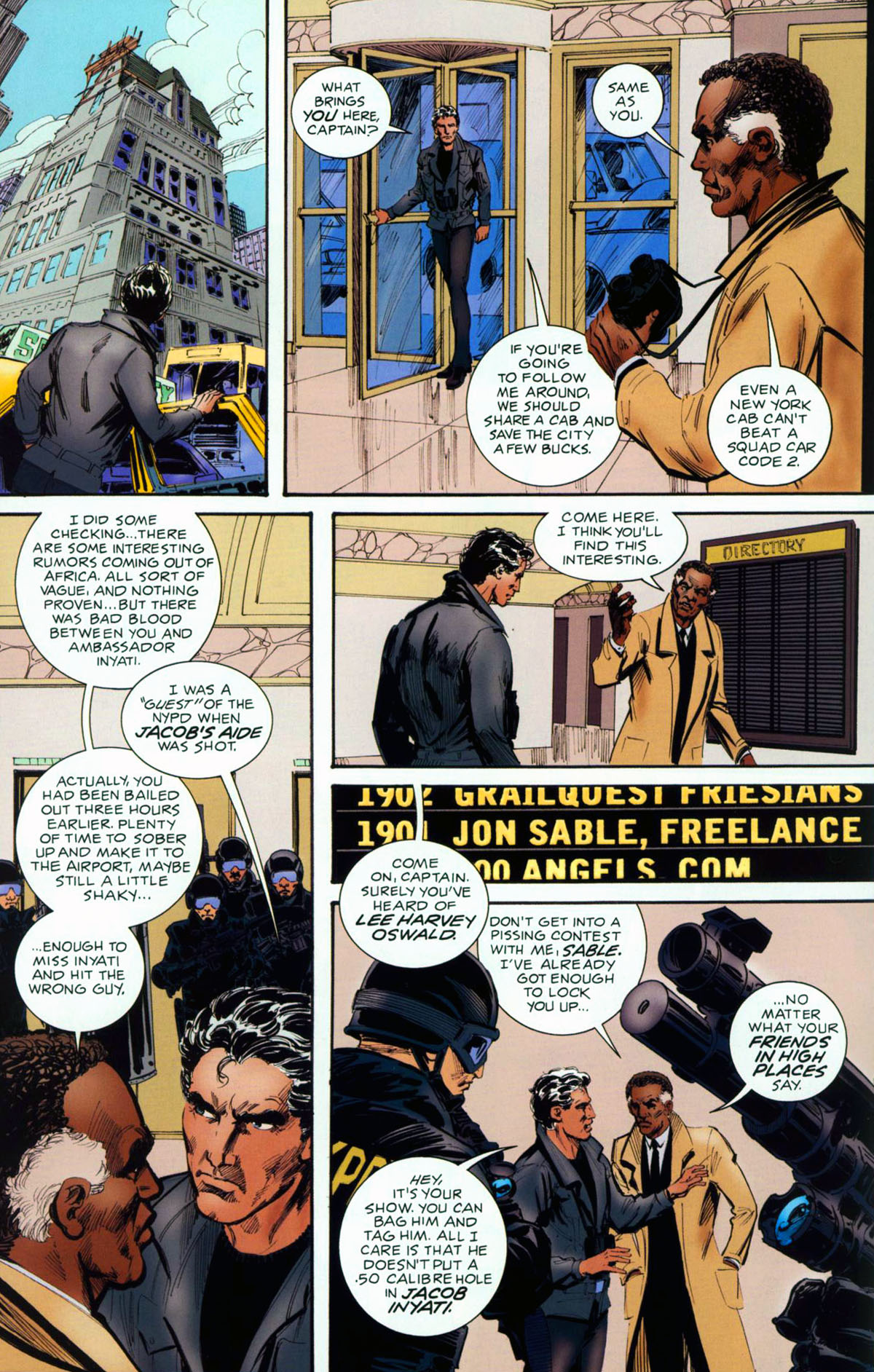 Read online Jon Sable, Freelance: Bloodtrail comic -  Issue #4 - 11