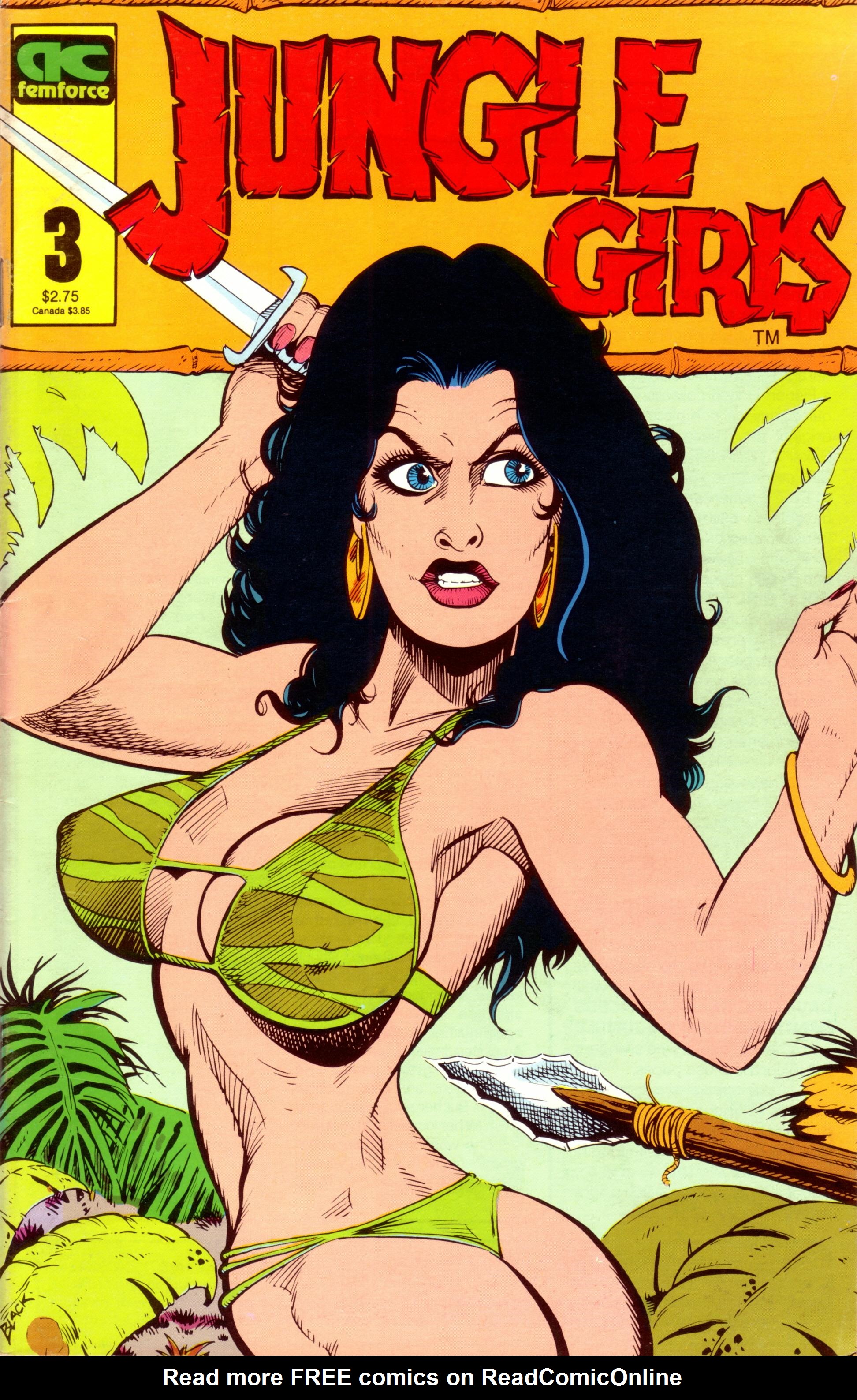 Read online Jungle Girls (1988) comic -  Issue #3 - 1