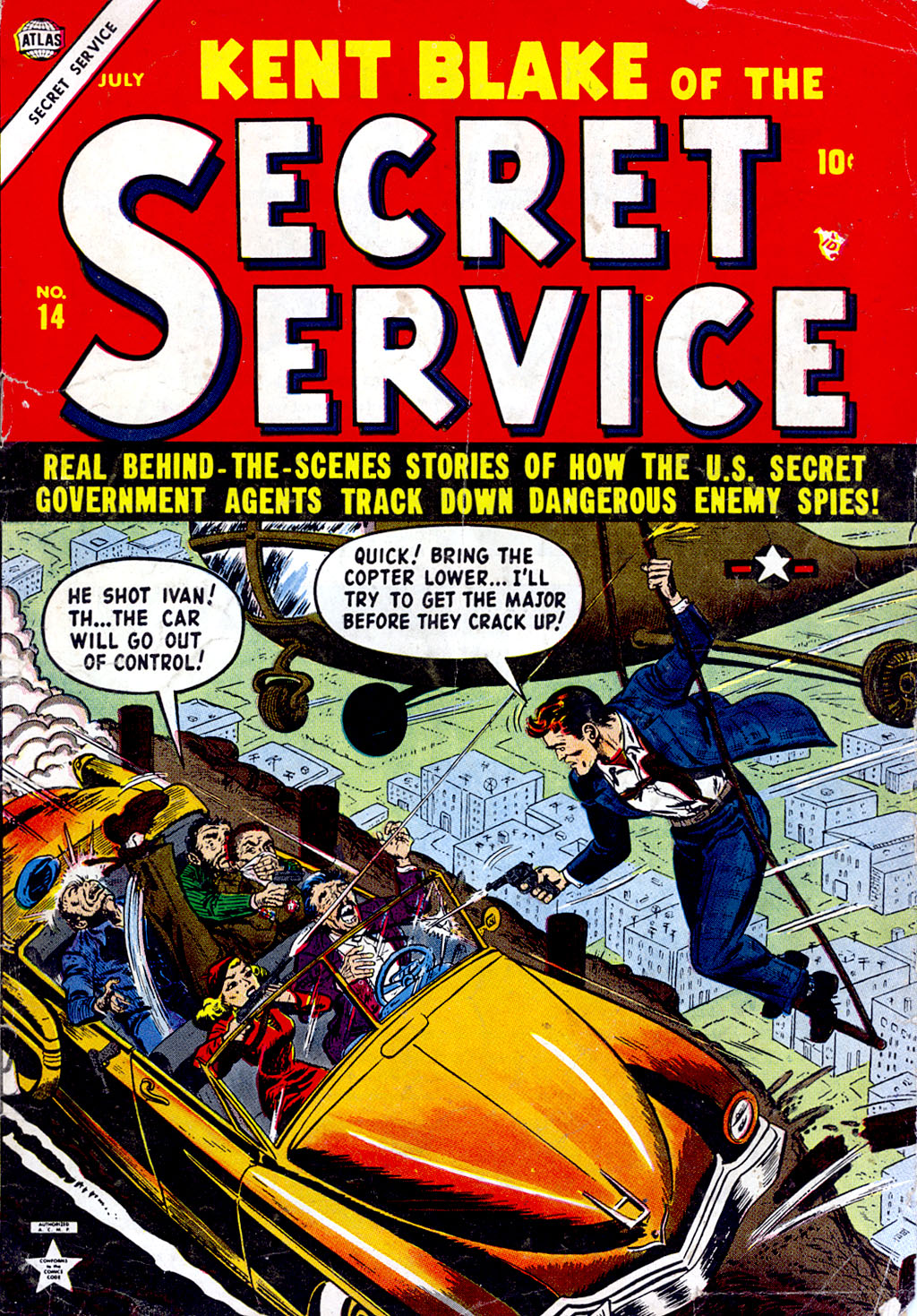 Read online Kent Blake of the Secret Service comic -  Issue #14 - 1