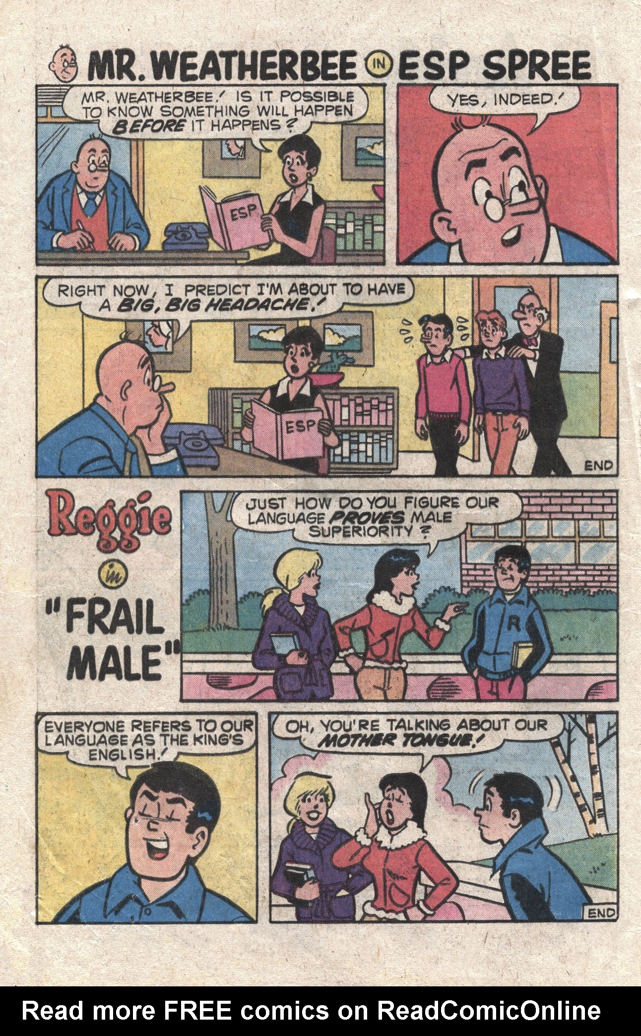 Read online Archie's Joke Book Magazine comic -  Issue #255 - 4