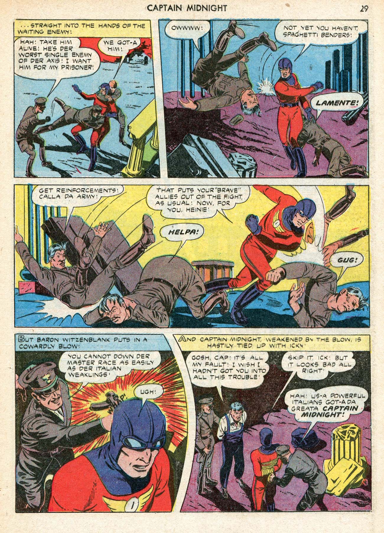 Read online Captain Midnight (1942) comic -  Issue #12 - 29