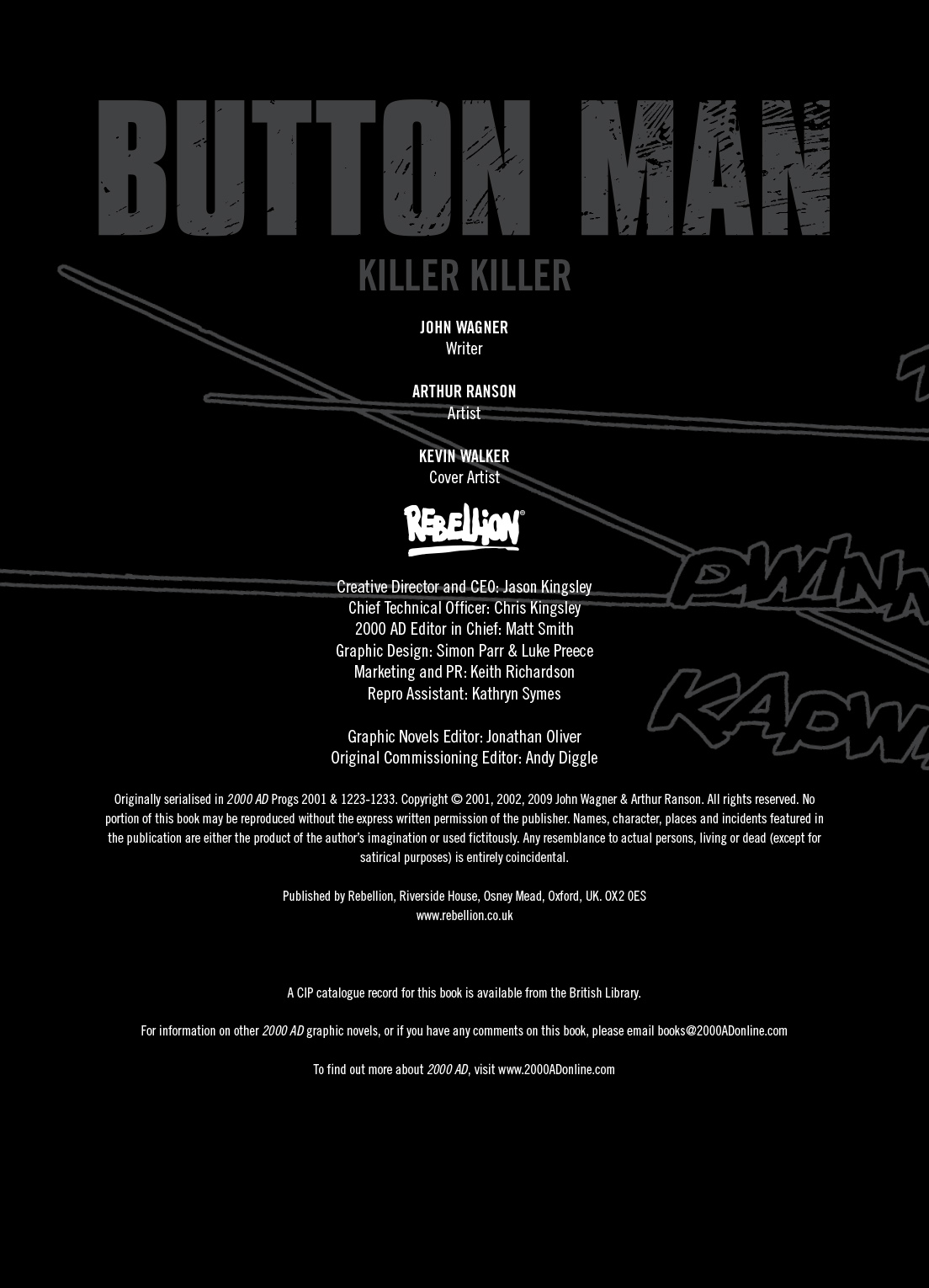 Read online Button Man comic -  Issue # TPB 3 - 5