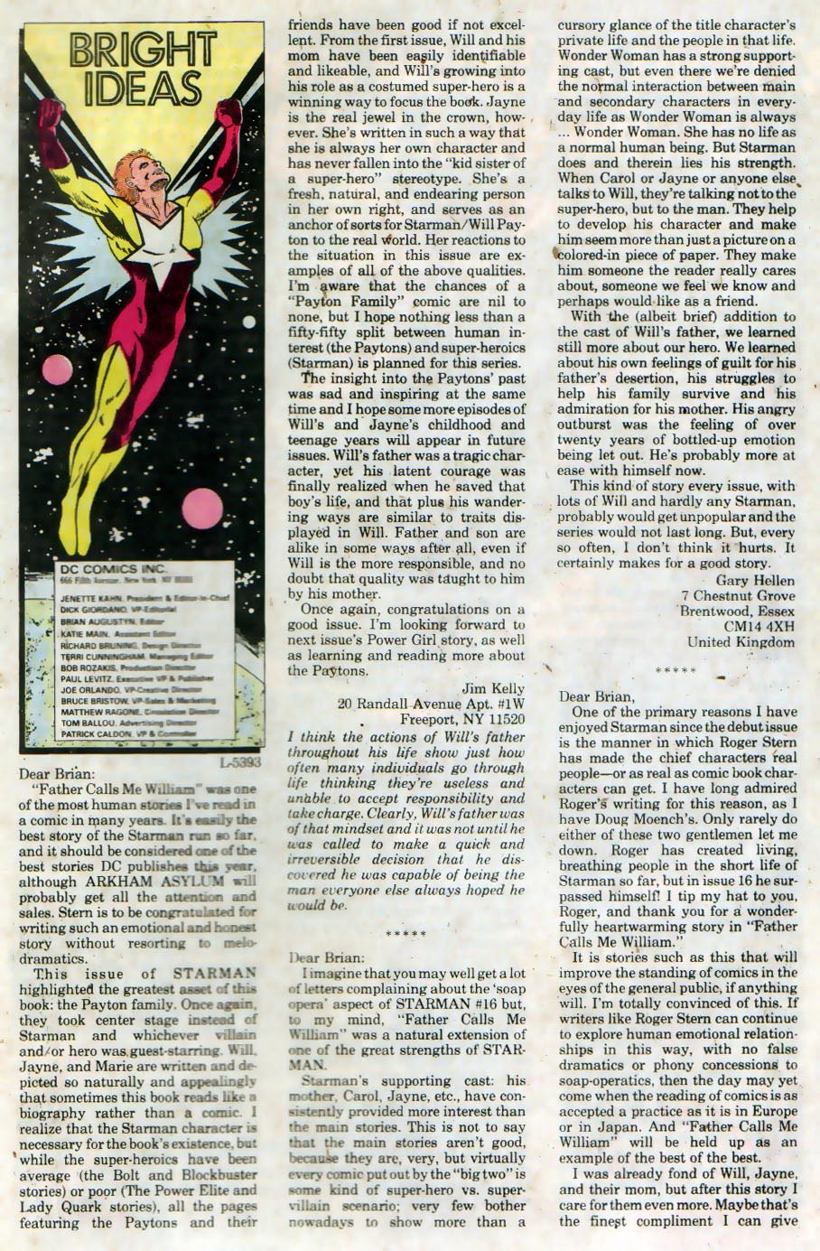 Read online Starman (1988) comic -  Issue #19 - 23