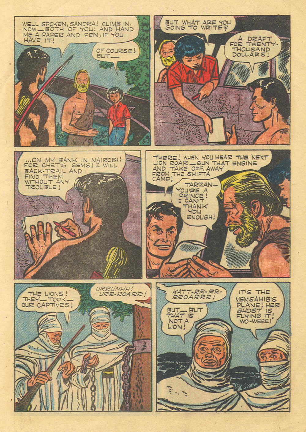 Read online Tarzan (1948) comic -  Issue #64 - 17