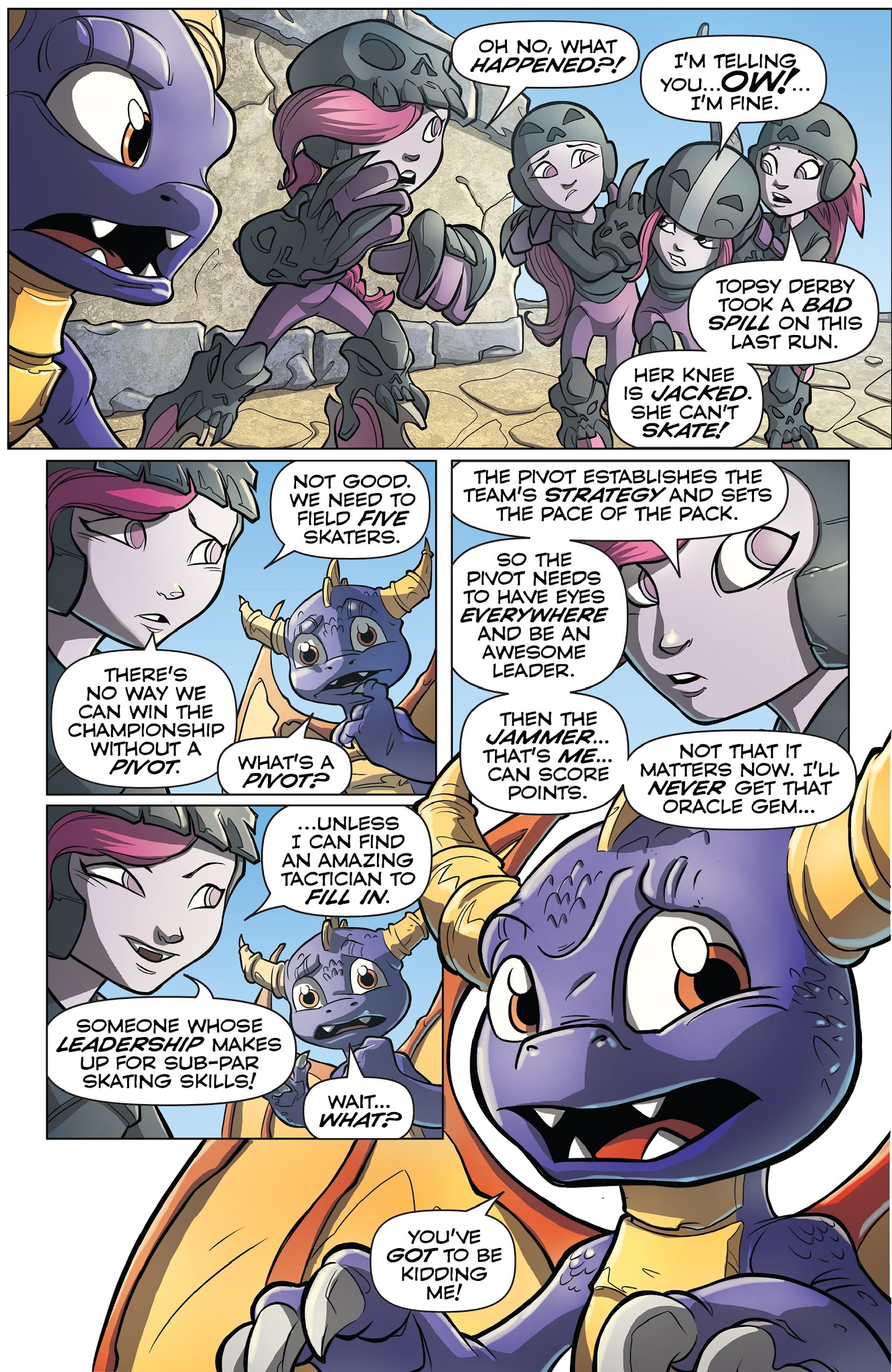 Read online Skylanders Quarterly-Spyro & Friends: Biting Back comic -  Issue # Full - 22