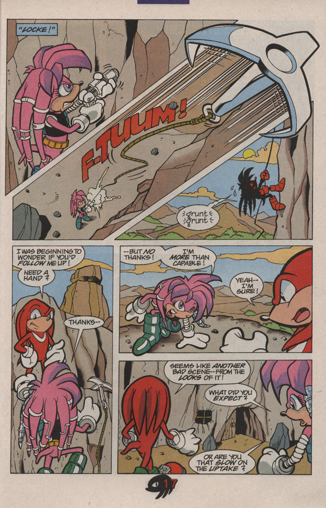 Read online Knuckles the Echidna comic -  Issue #7 - 25