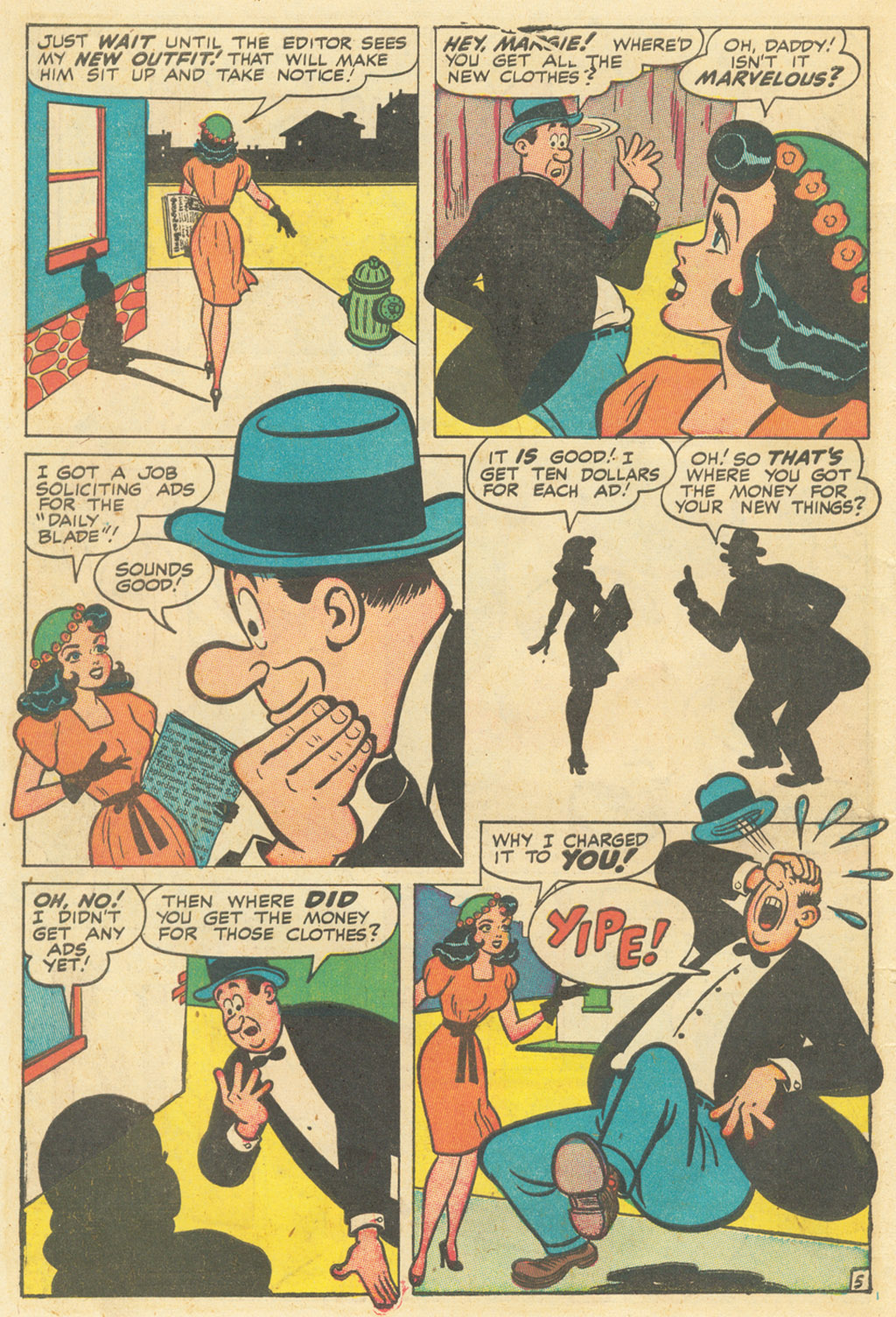 Read online Margie Comics comic -  Issue #38 - 46