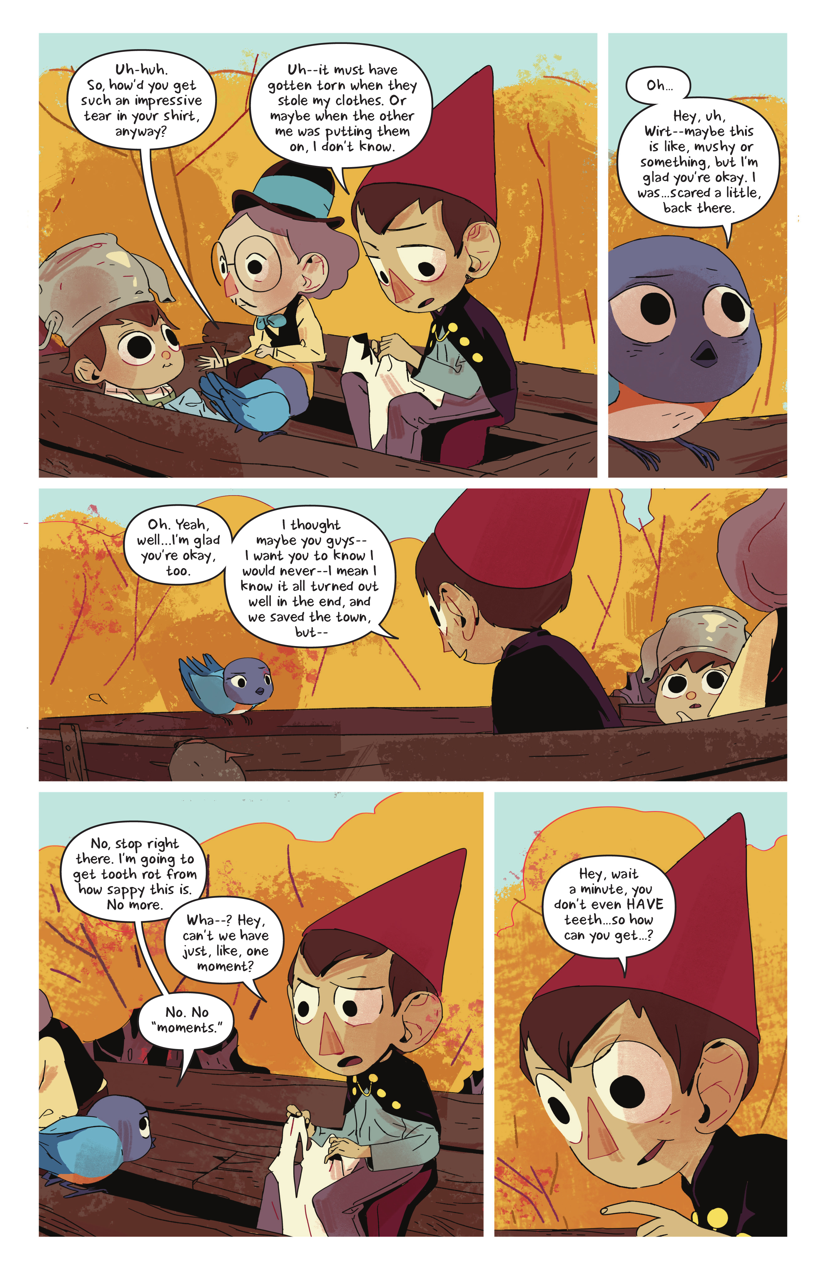 Read online Over the Garden Wall: Hollow Town comic -  Issue # TPB - 113