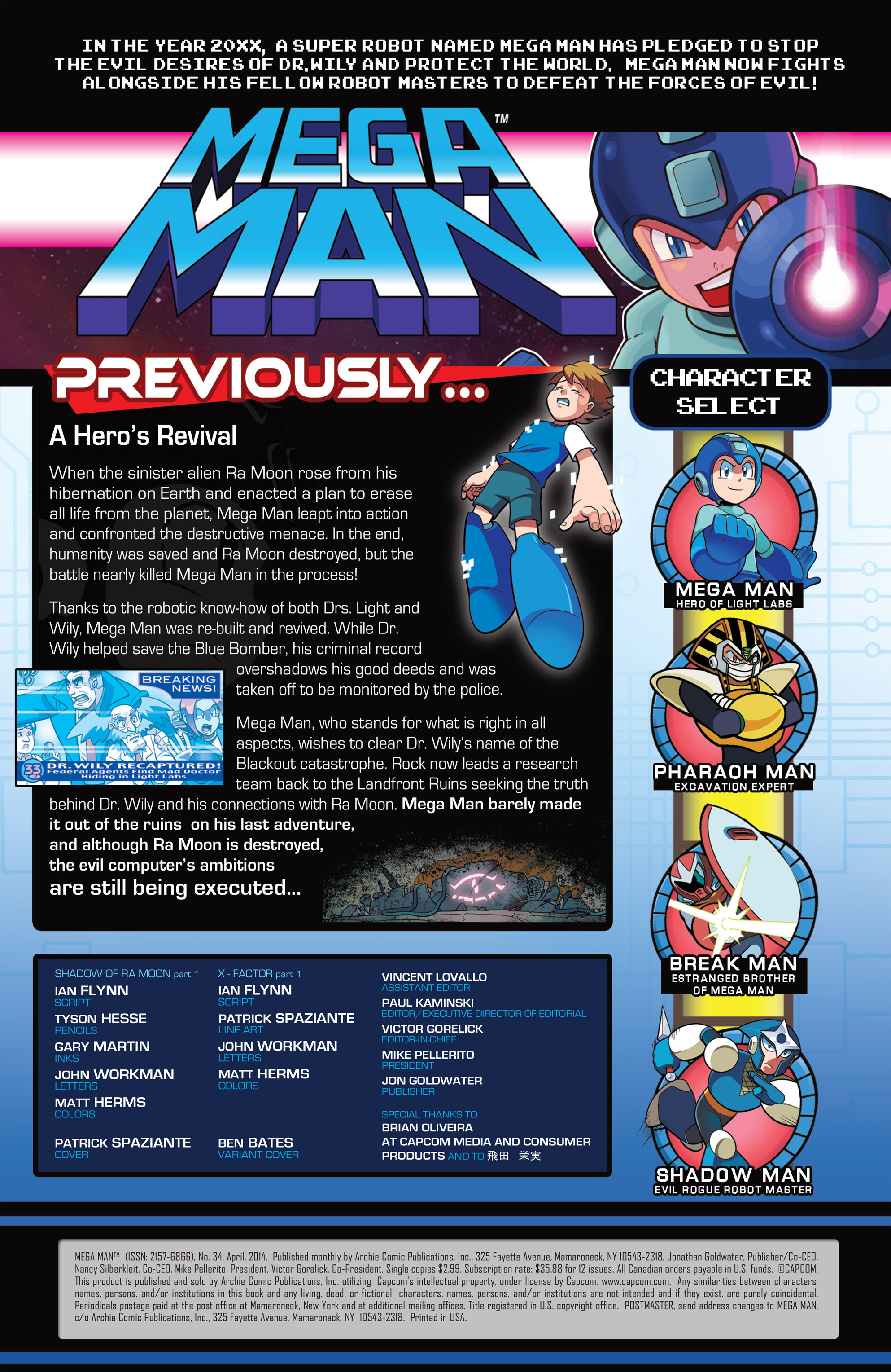 Read online Mega Man comic -  Issue #34 - 2