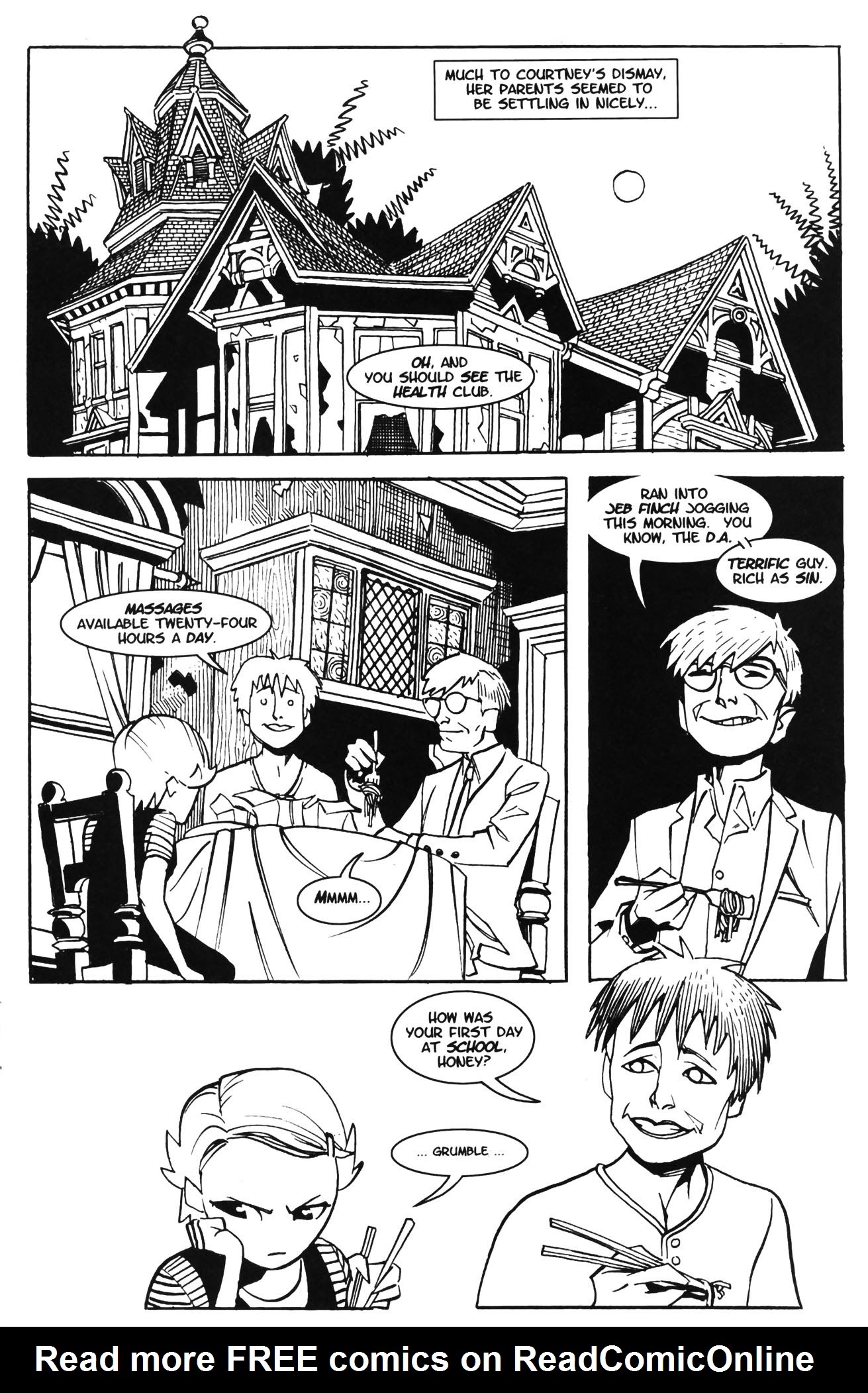 Read online Courtney Crumrin And The Night Things comic -  Issue #1 - 14