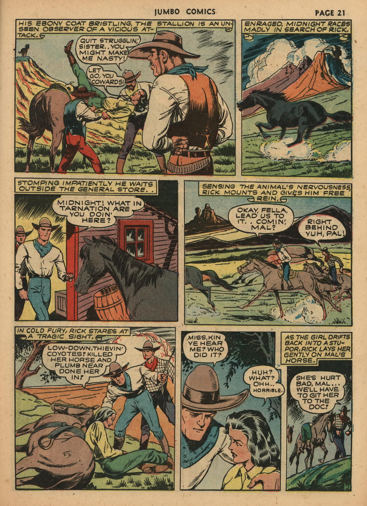 Read online Jumbo Comics comic -  Issue #37 - 23