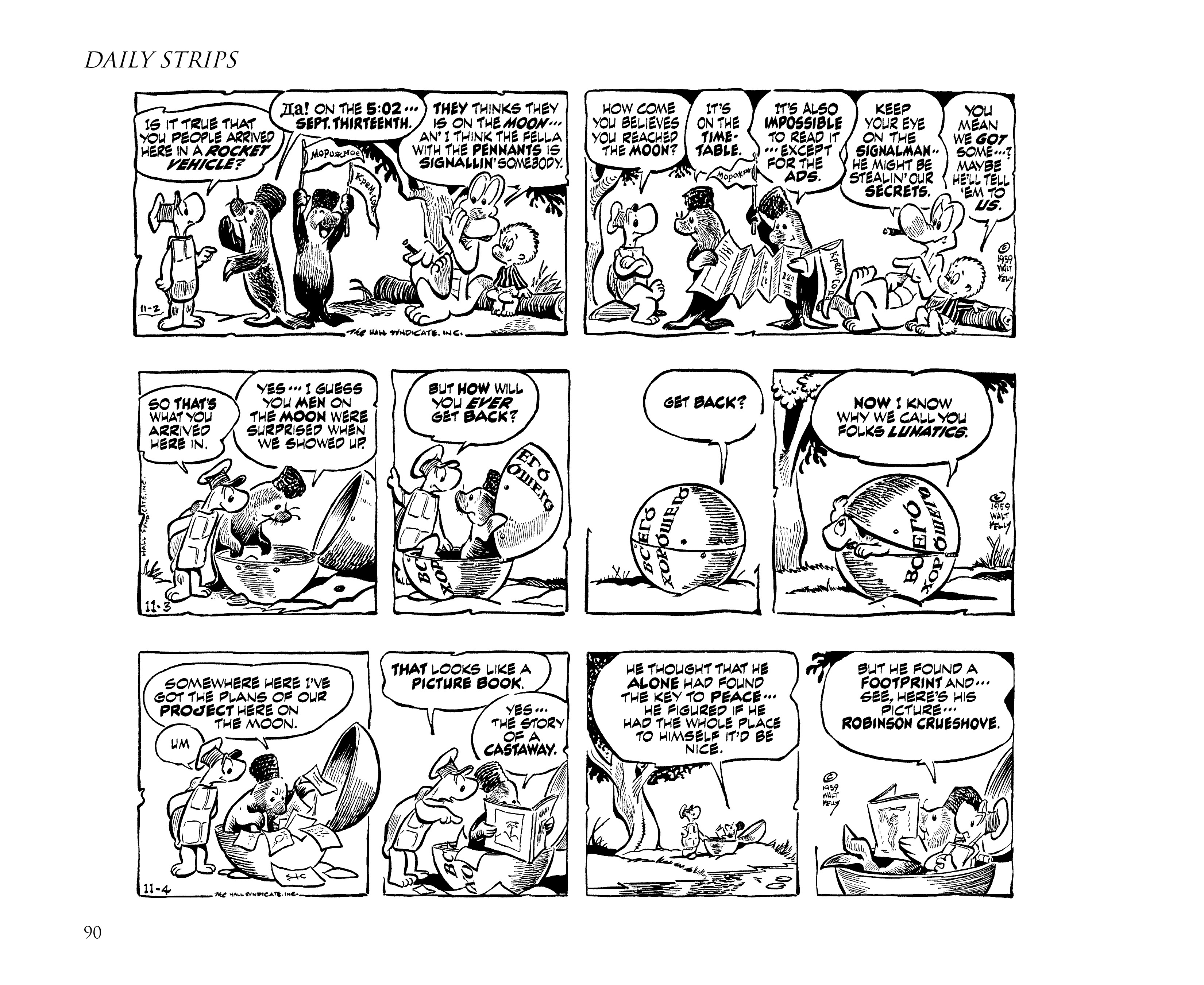 Read online Pogo by Walt Kelly: The Complete Syndicated Comic Strips comic -  Issue # TPB 6 (Part 1) - 100