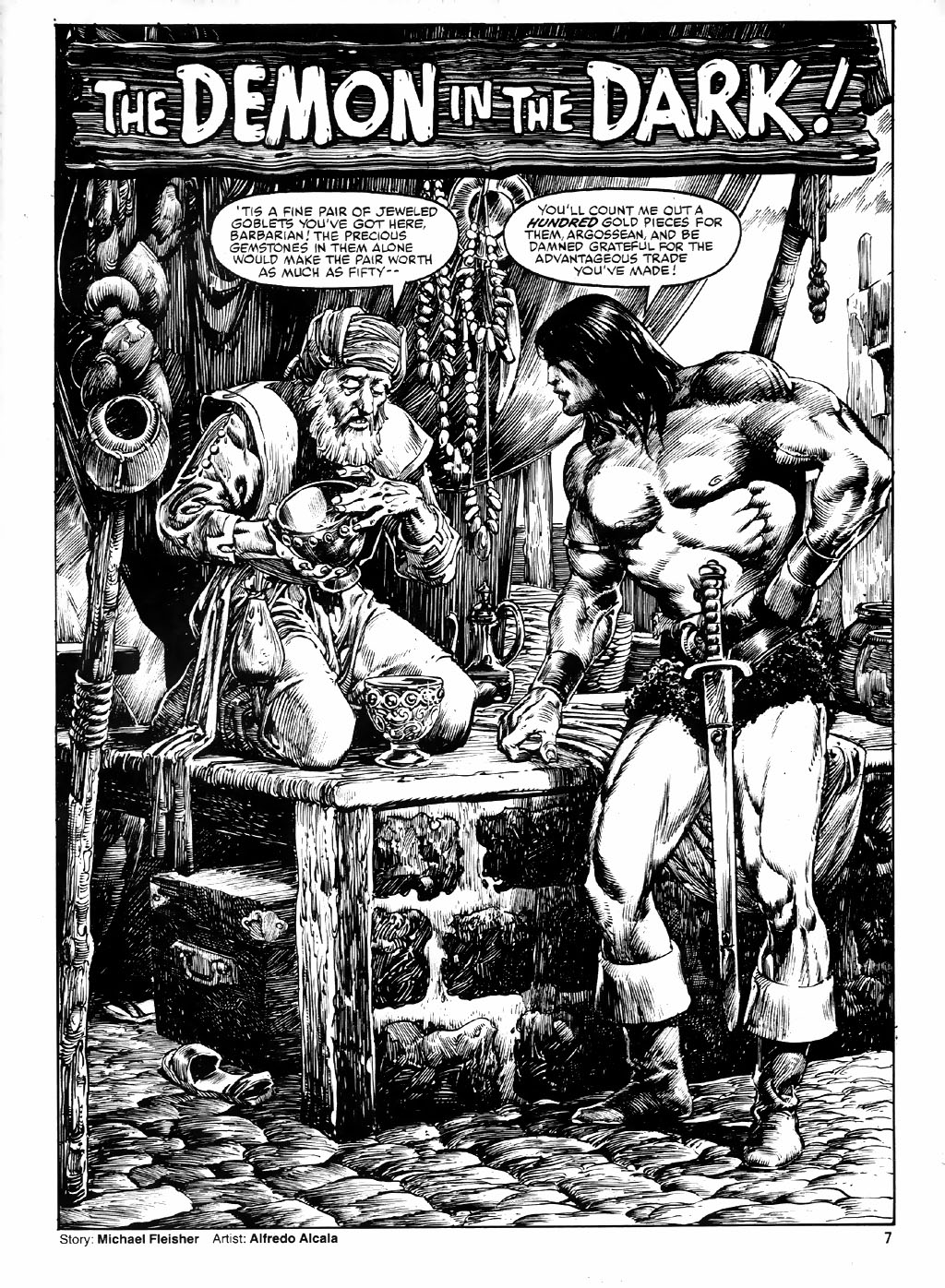 Read online The Savage Sword Of Conan comic -  Issue #82 - 6