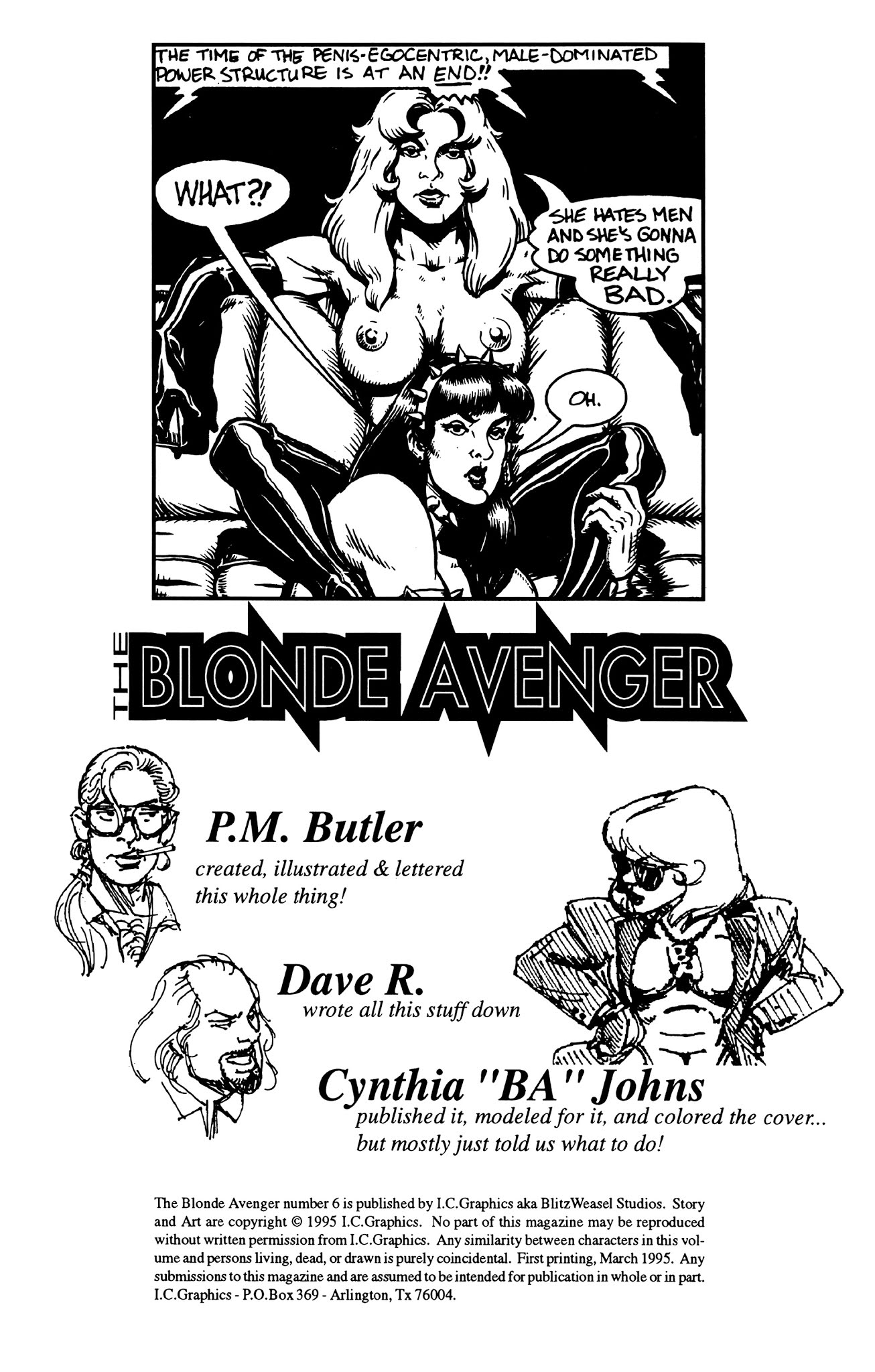 Read online The Blonde Avenger comic -  Issue #6 - 2