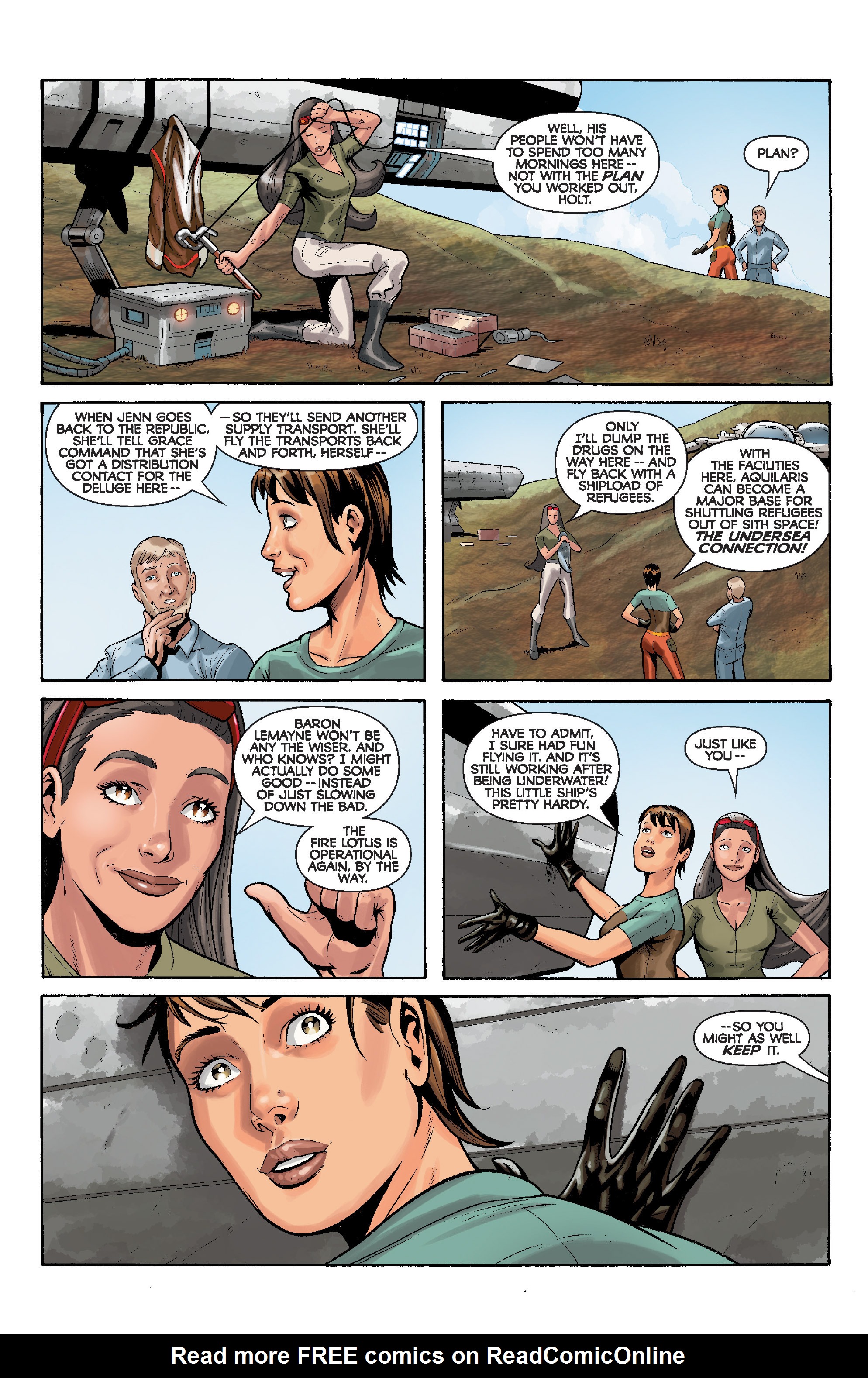 Read online Star Wars: Knight Errant - Deluge comic -  Issue #5 - 23