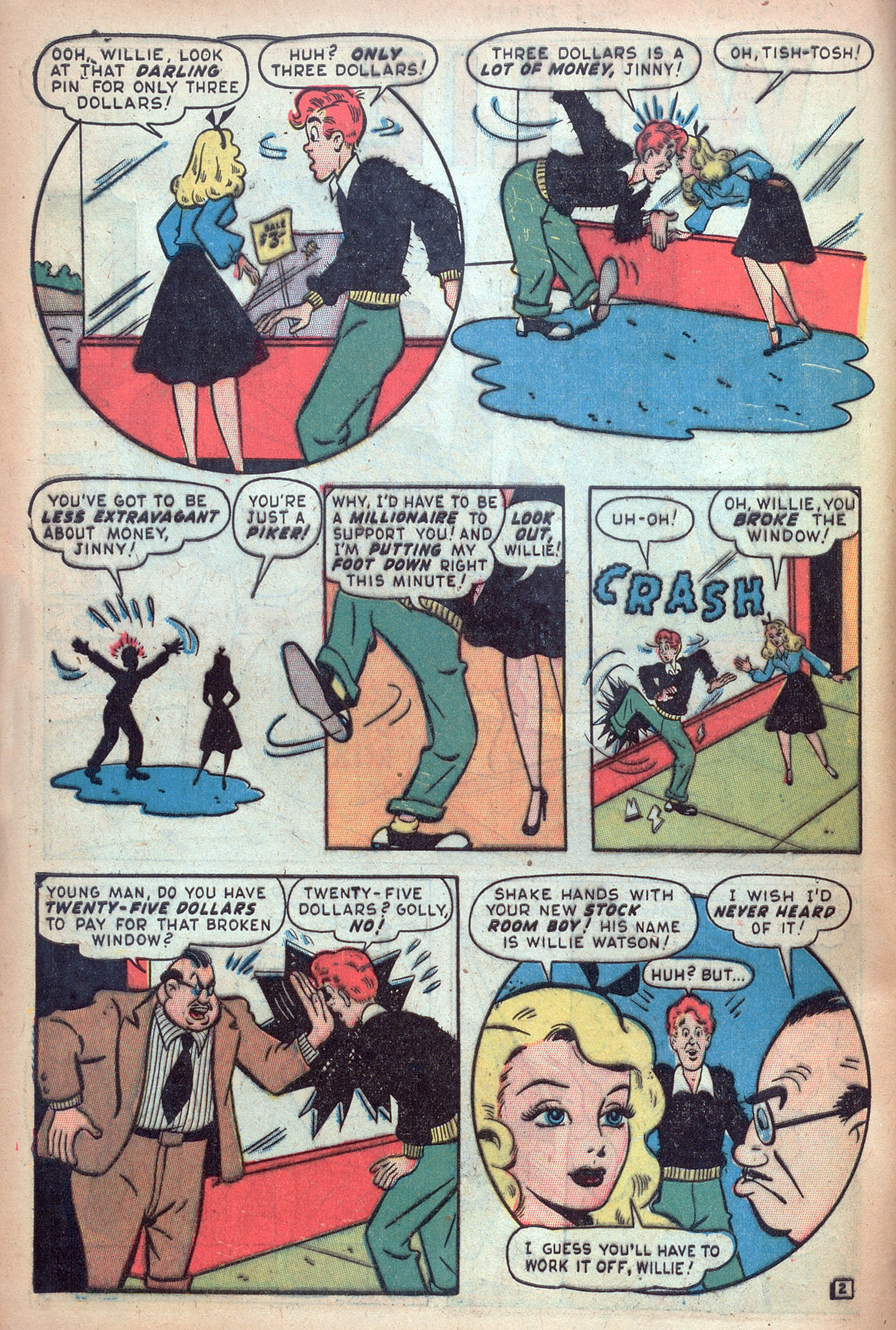 Read online Willie Comics (1946) comic -  Issue #14 - 4