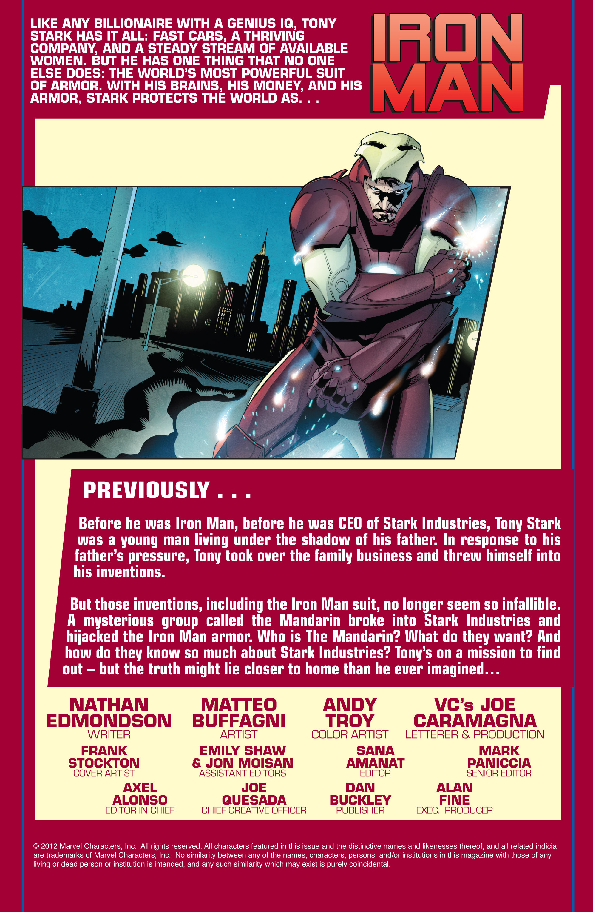 Read online Ultimate Comics Iron Man comic -  Issue #2 - 2