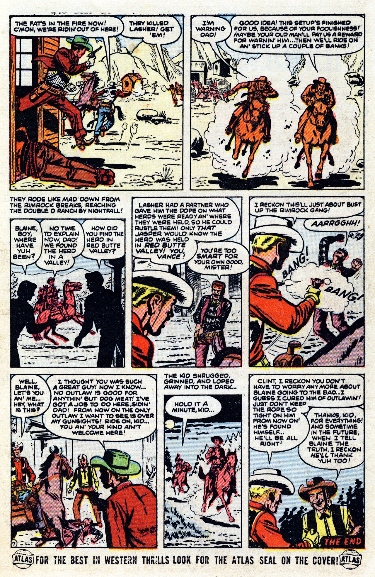 Read online Kid Colt Outlaw comic -  Issue #30 - 9