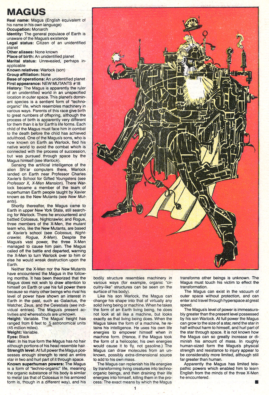 Read online The Official Handbook of the Marvel Universe Deluxe Edition comic -  Issue #8 - 3