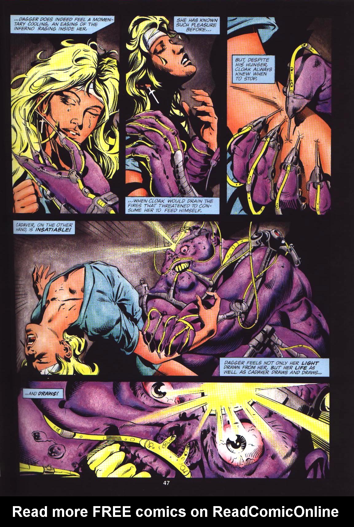 Read online Marvel Graphic Novel comic -  Issue #56 - Cloak & Dagger and Power Pack - 48