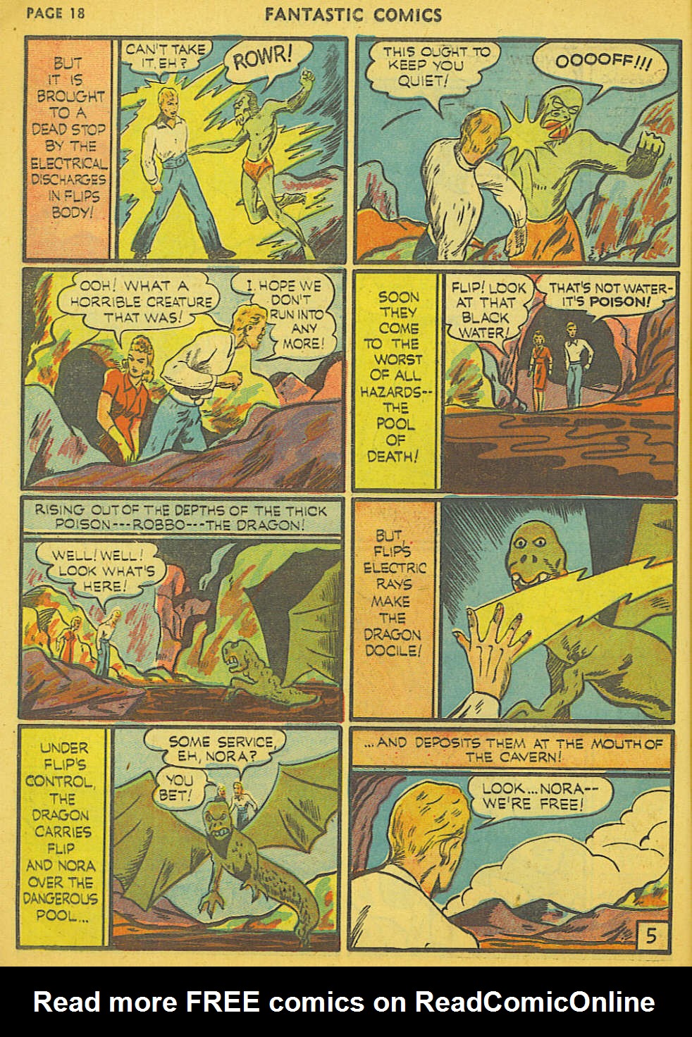 Read online Fantastic Comics comic -  Issue #15 - 11