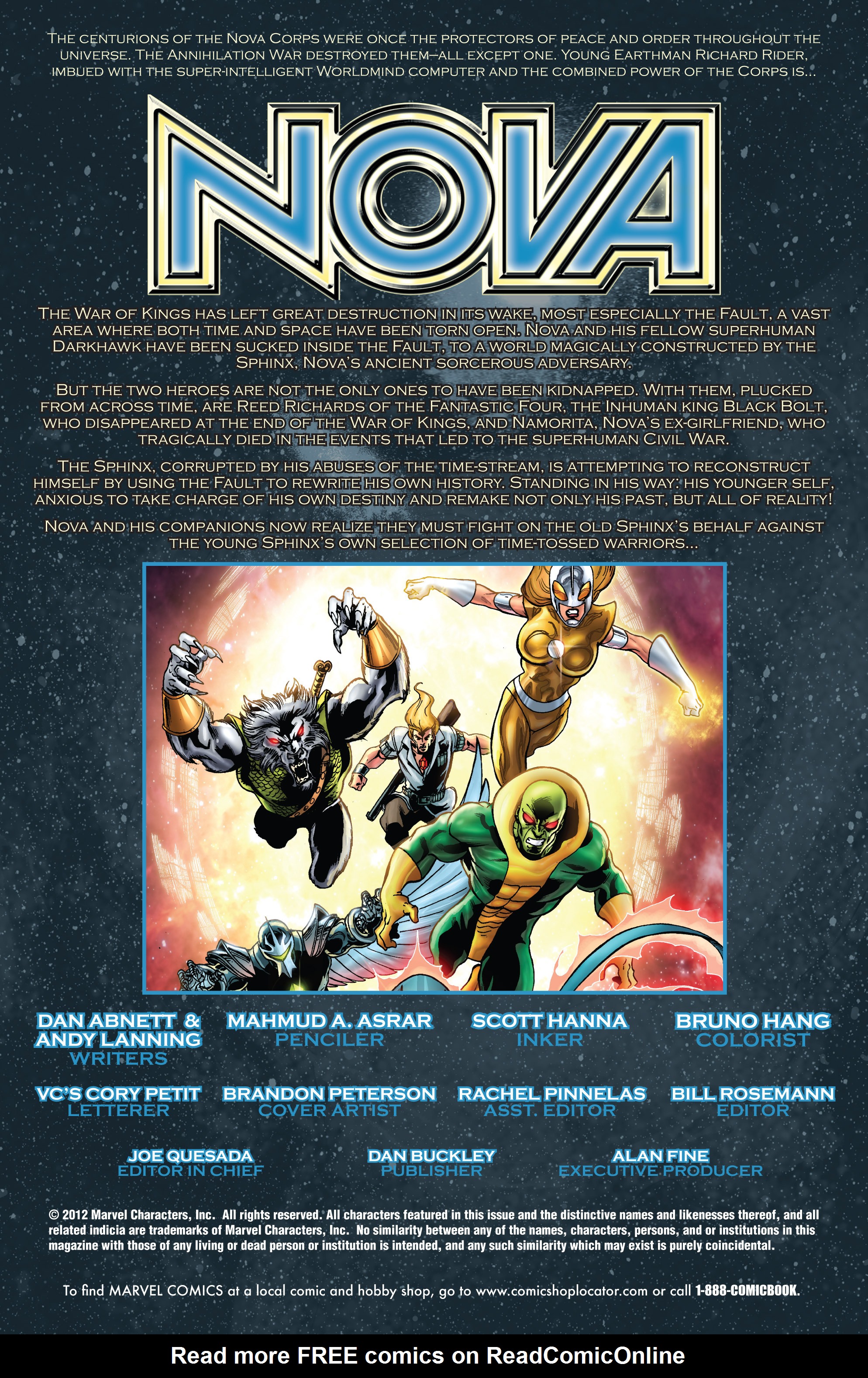 Read online Nova (2007) comic -  Issue #34 - 2