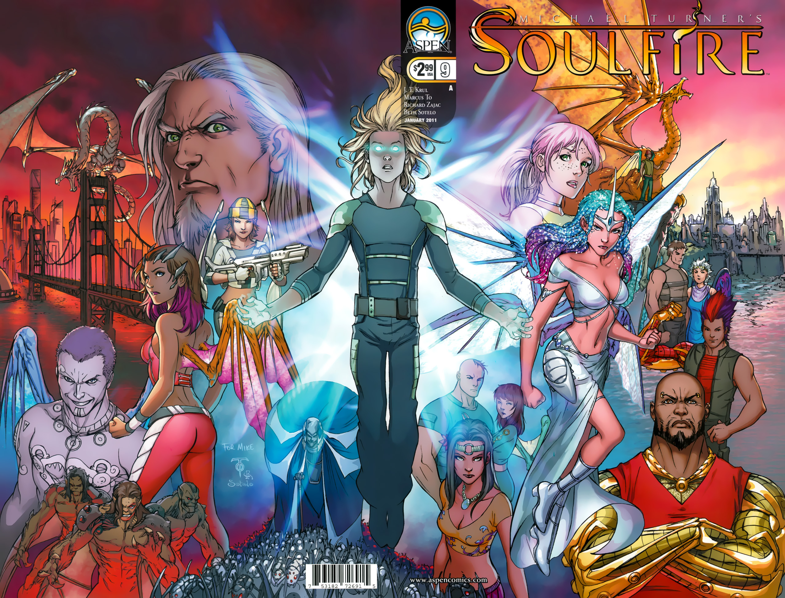 Read online Michael Turner's Soulfire (2009) comic -  Issue #9 - 1