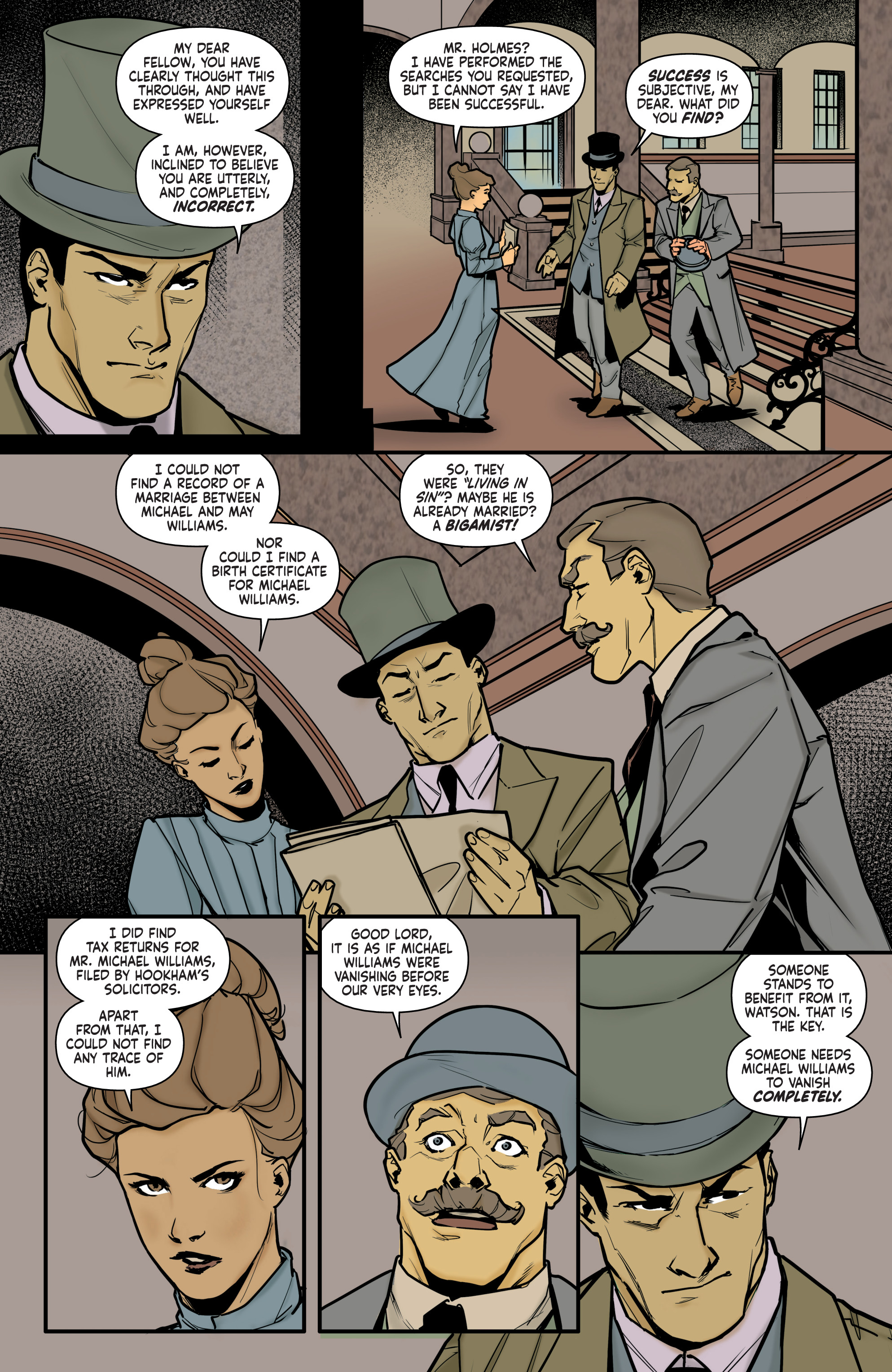 Read online Sherlock Holmes: The Vanishing Man comic -  Issue # _TPB 1 - 50