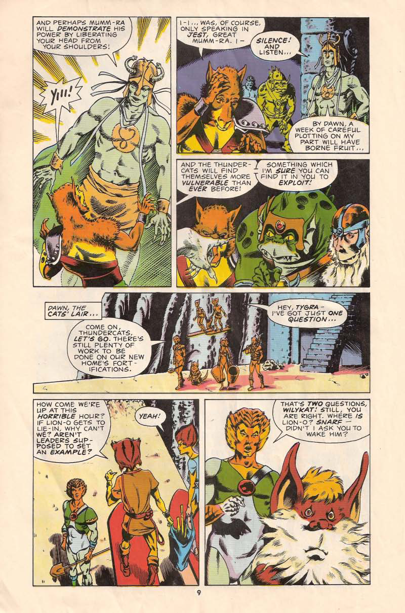 Read online ThunderCats (1987) comic -  Issue #9 - 9