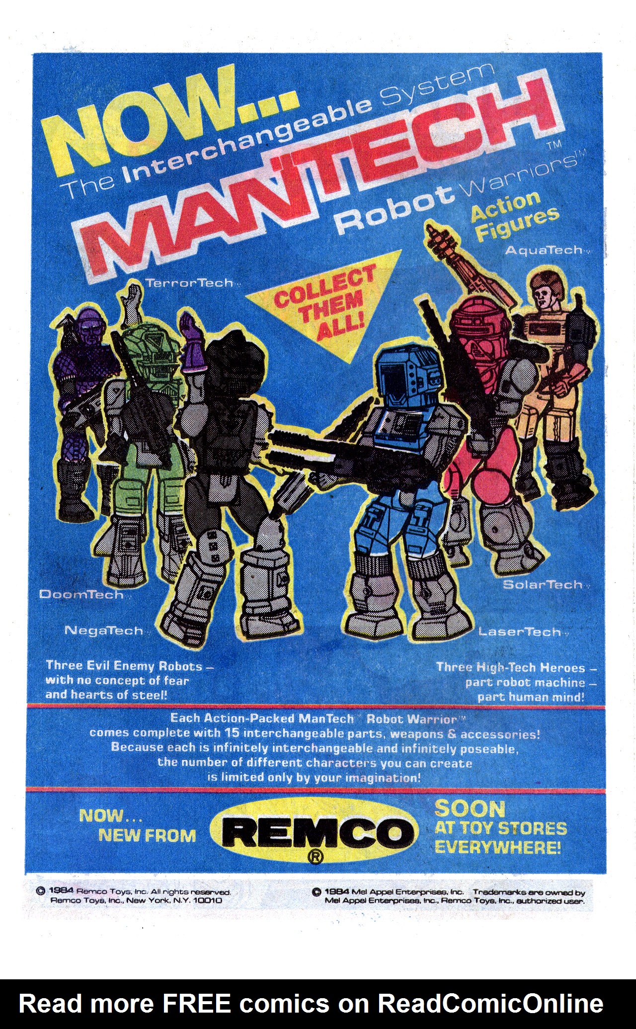 Read online ManTech Robot Warriors comic -  Issue #1 - 19