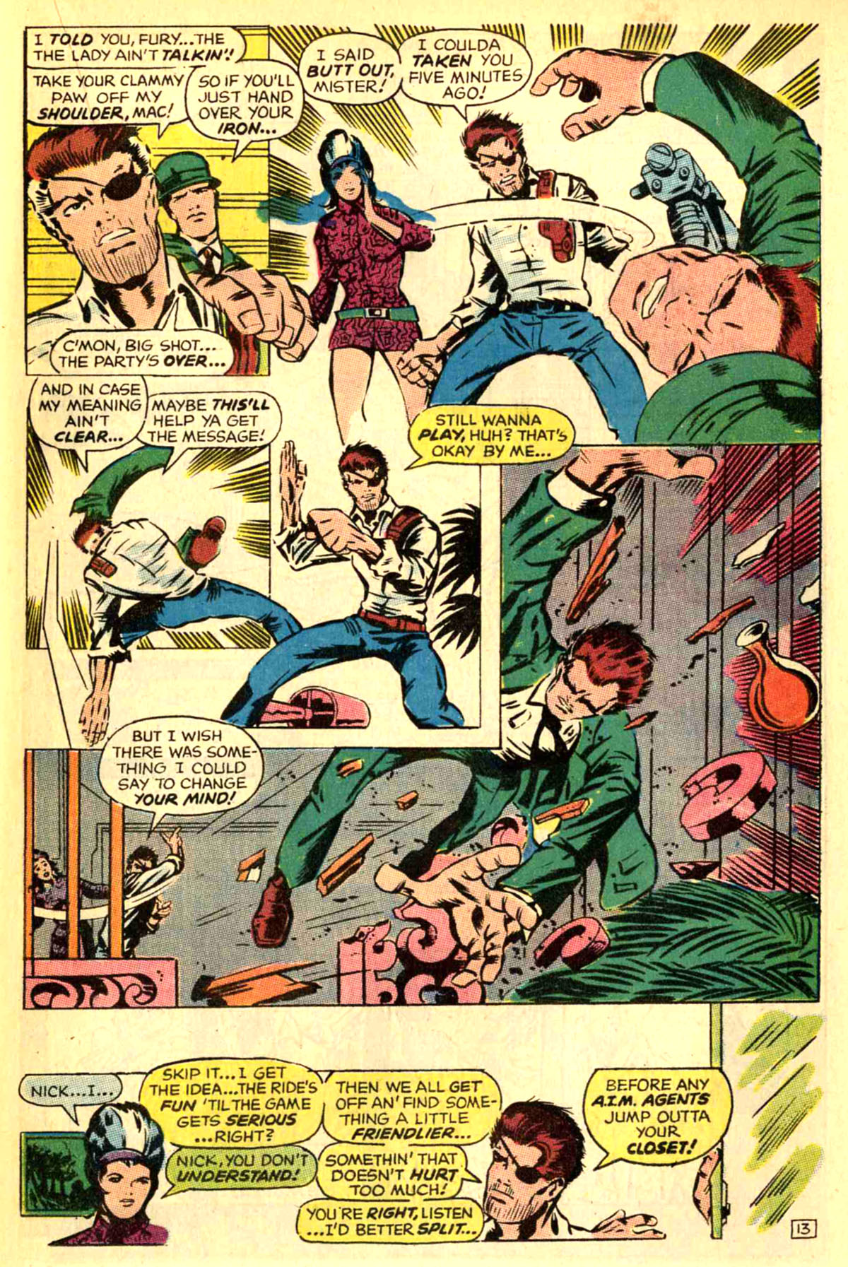 Read online Nick Fury, Agent of SHIELD comic -  Issue #12 - 19
