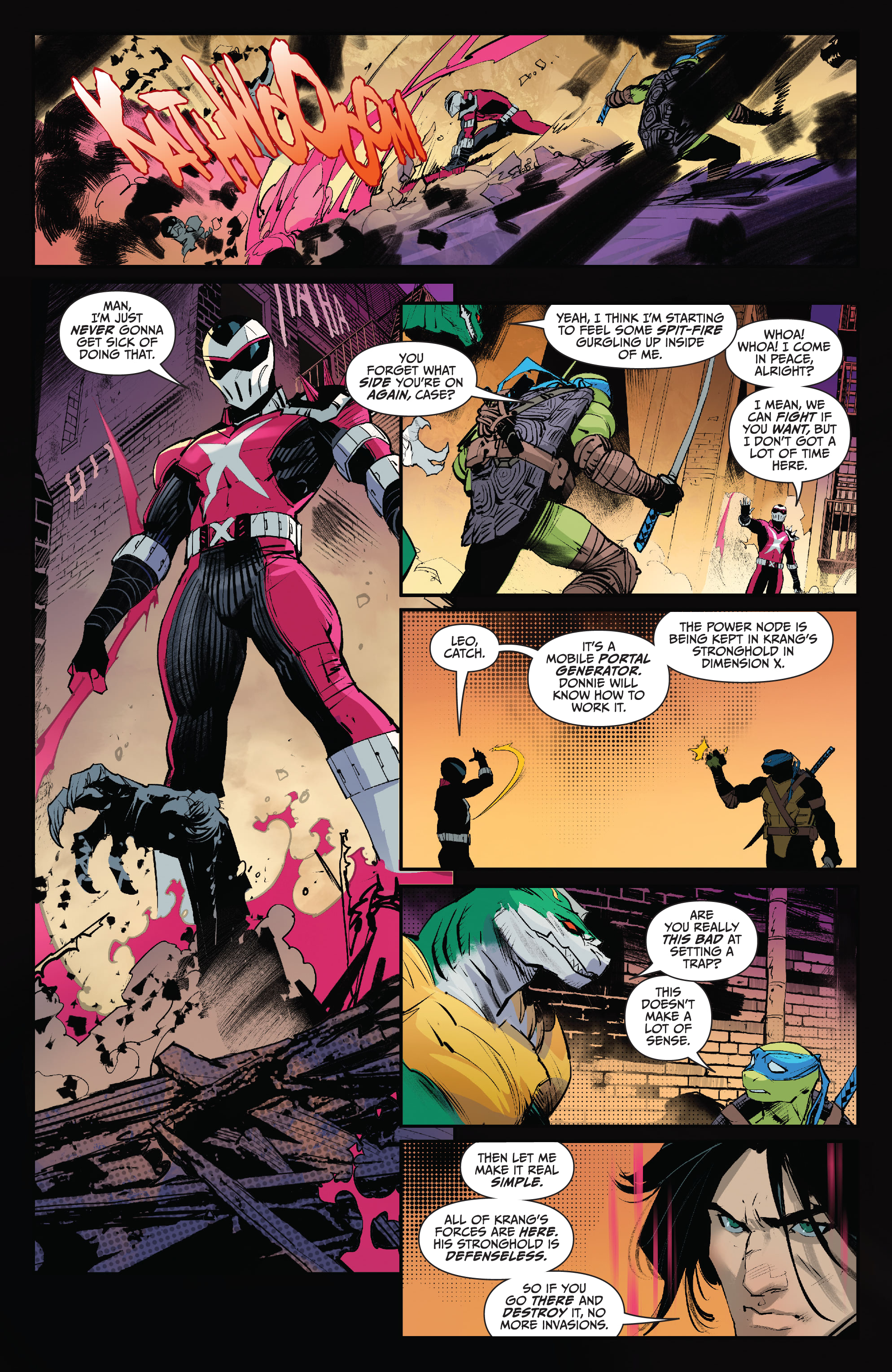 Read online Mighty Morphin Power Rangers/ Teenage Mutant Ninja Turtles II comic -  Issue #3 - 20