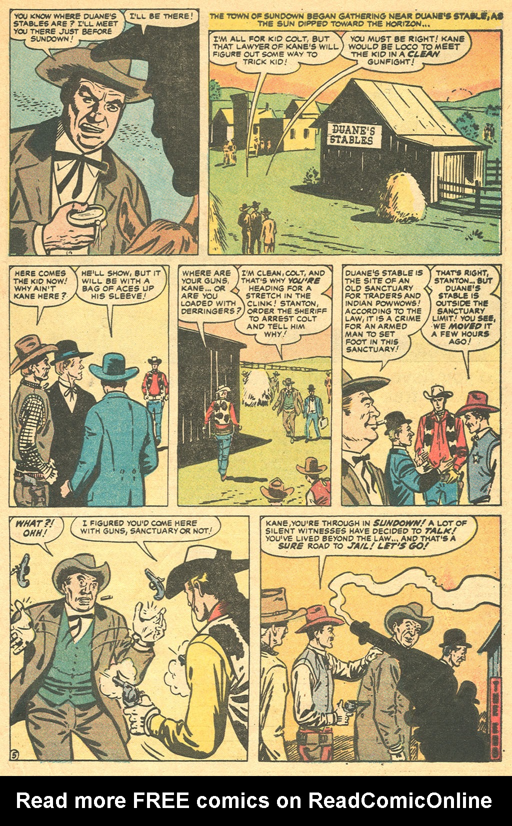 Read online Kid Colt Outlaw comic -  Issue #147 - 33