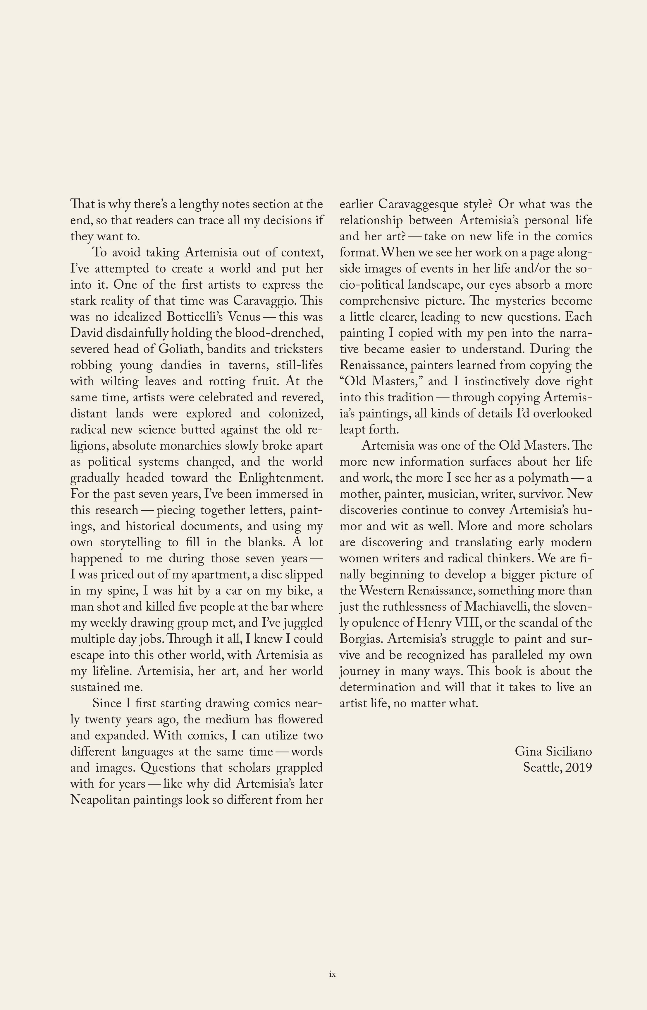 Read online I Know What I Am: The Life and Times of Artemisia Gentileschi comic -  Issue # TPB (Part 1) - 8