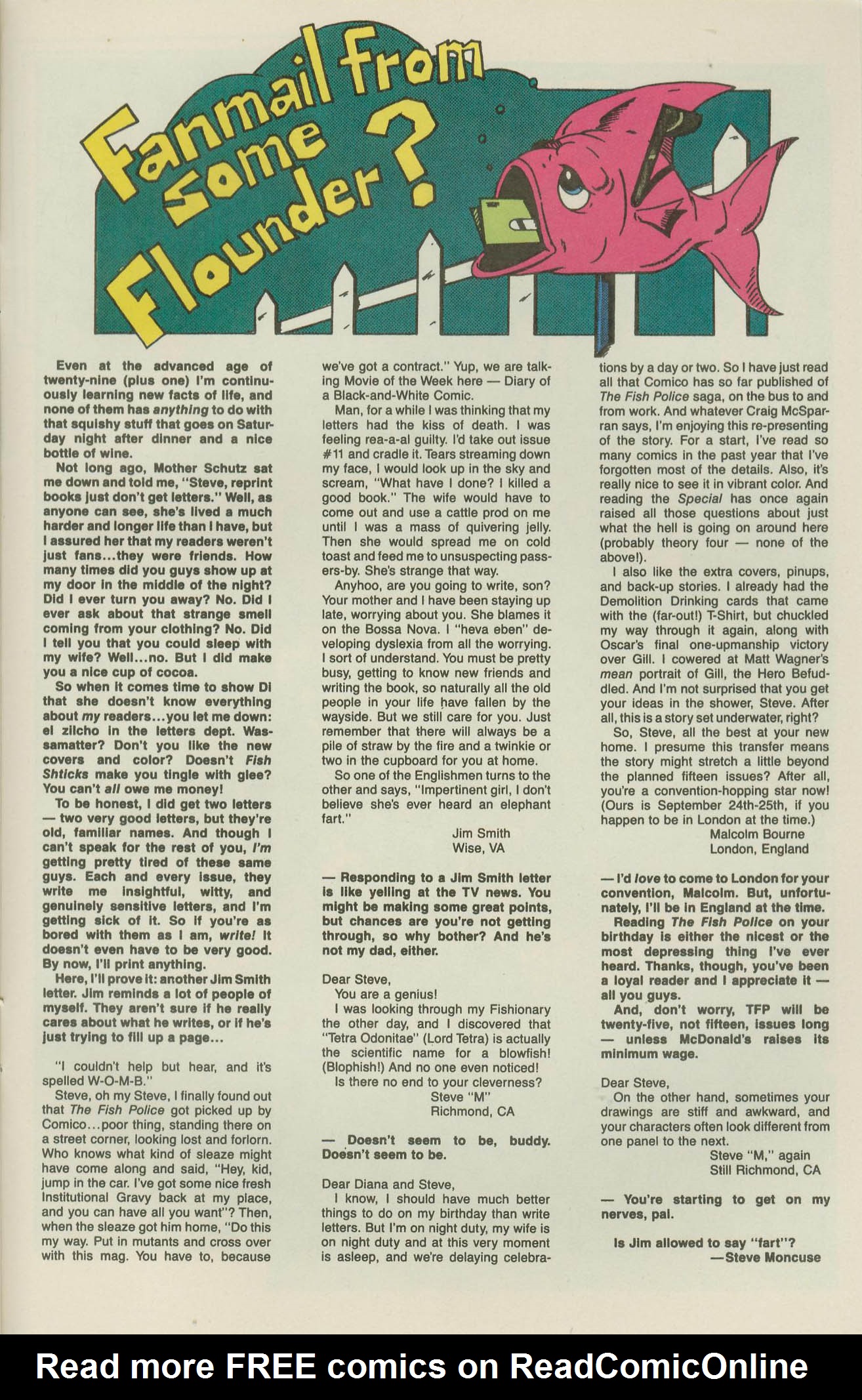 Read online The Fish Police comic -  Issue #13 - 25