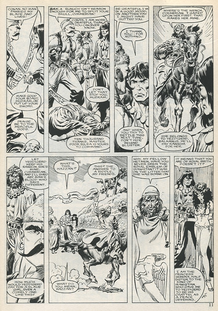 Read online The Savage Sword Of Conan comic -  Issue #131 - 11