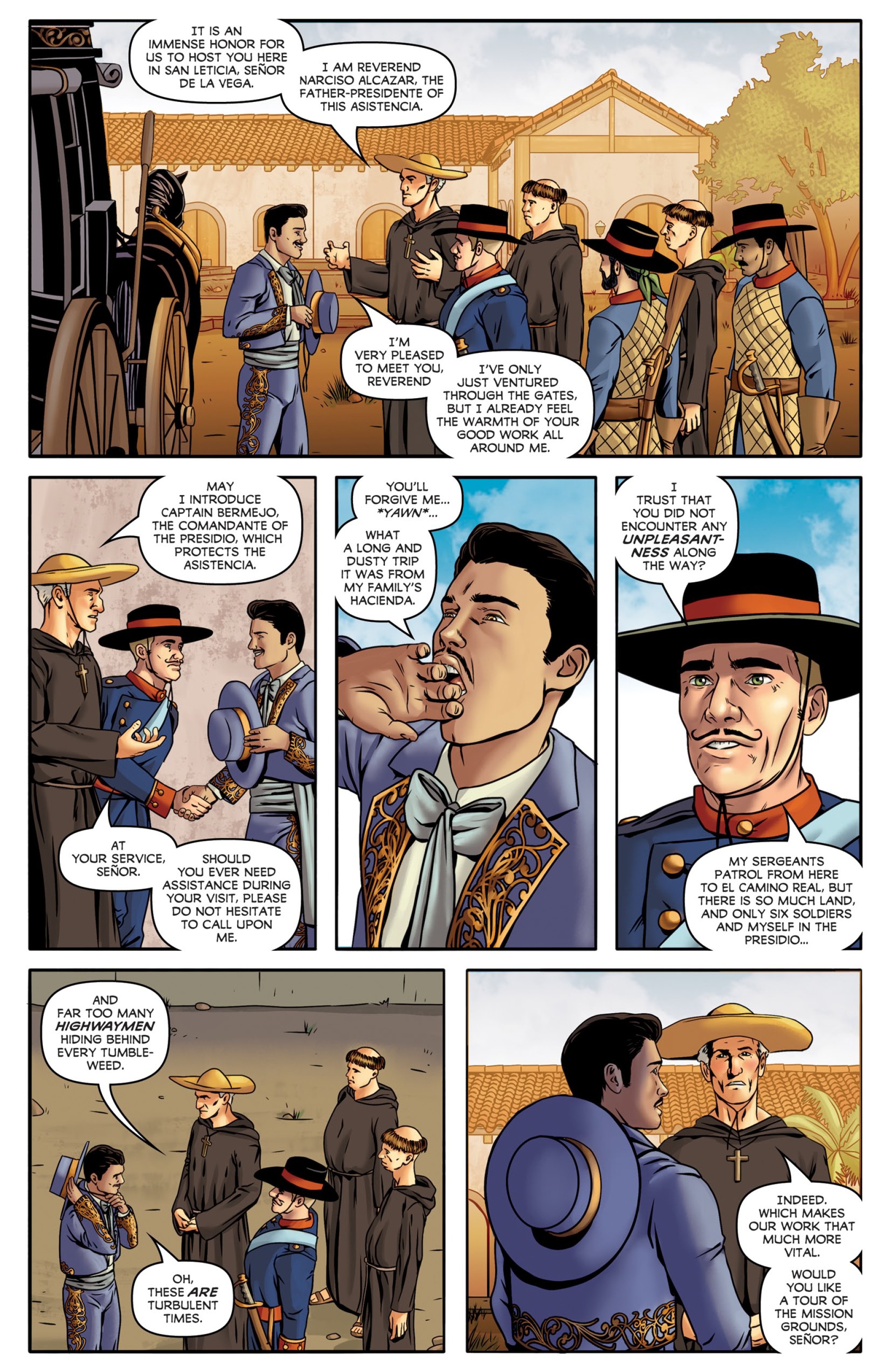 Read online Zorro: Sacrilege comic -  Issue #1 - 7