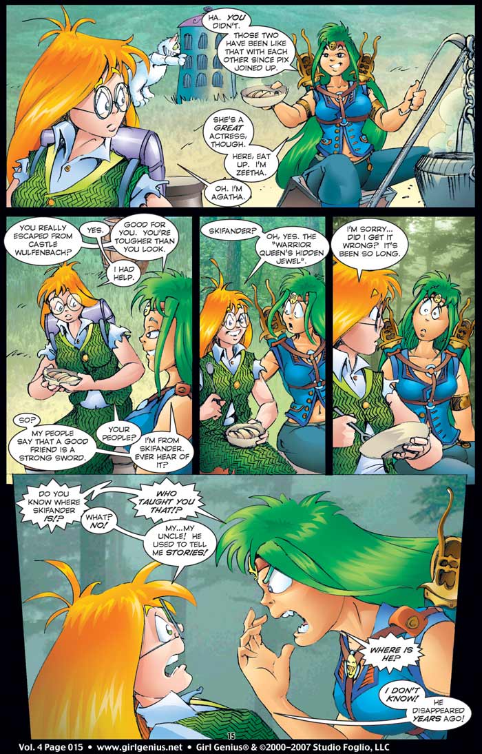 Read online Girl Genius (2002) comic -  Issue #4 - 12