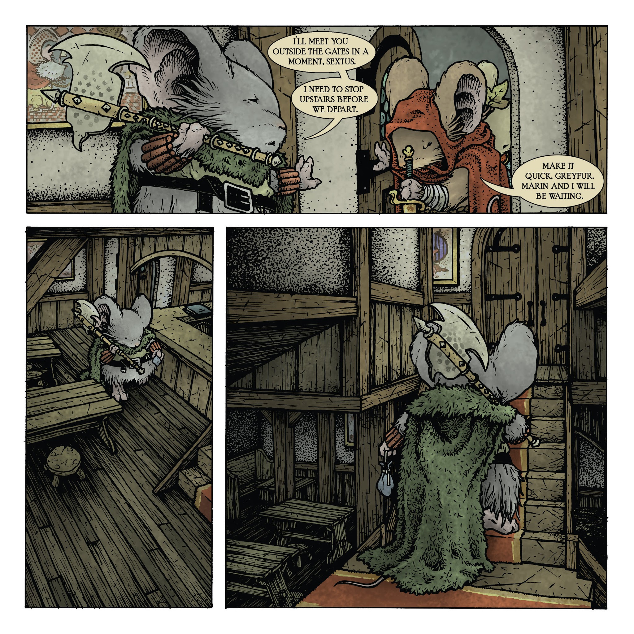 Read online Mouse Guard: Legends of the Guard Volume Three comic -  Issue # TPB - 110