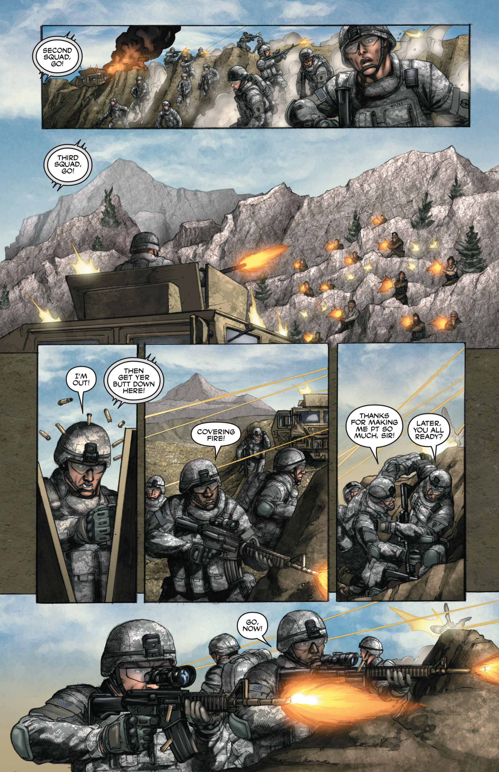 Read online America's Army comic -  Issue #14 - 16