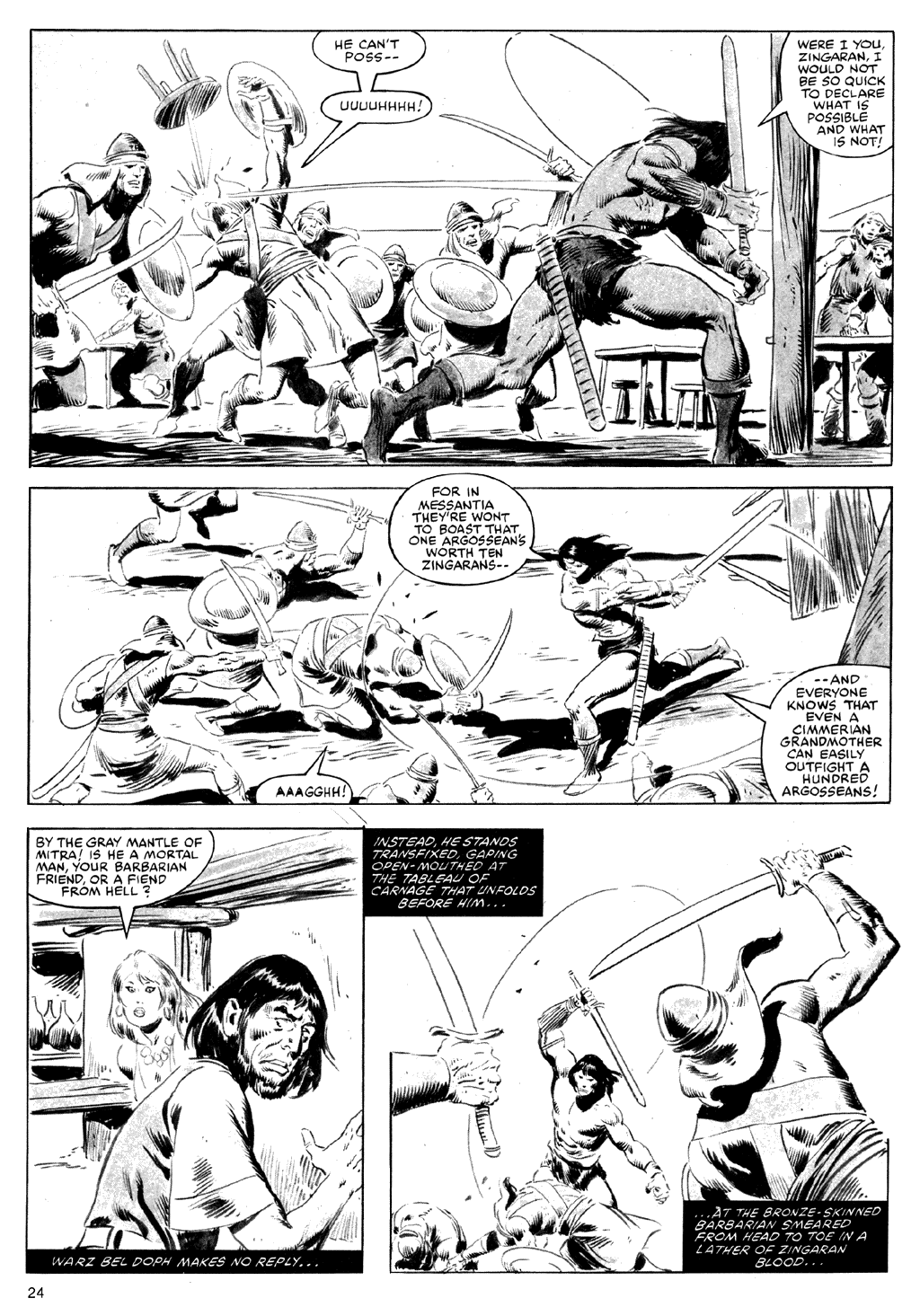 Read online The Savage Sword Of Conan comic -  Issue #73 - 24