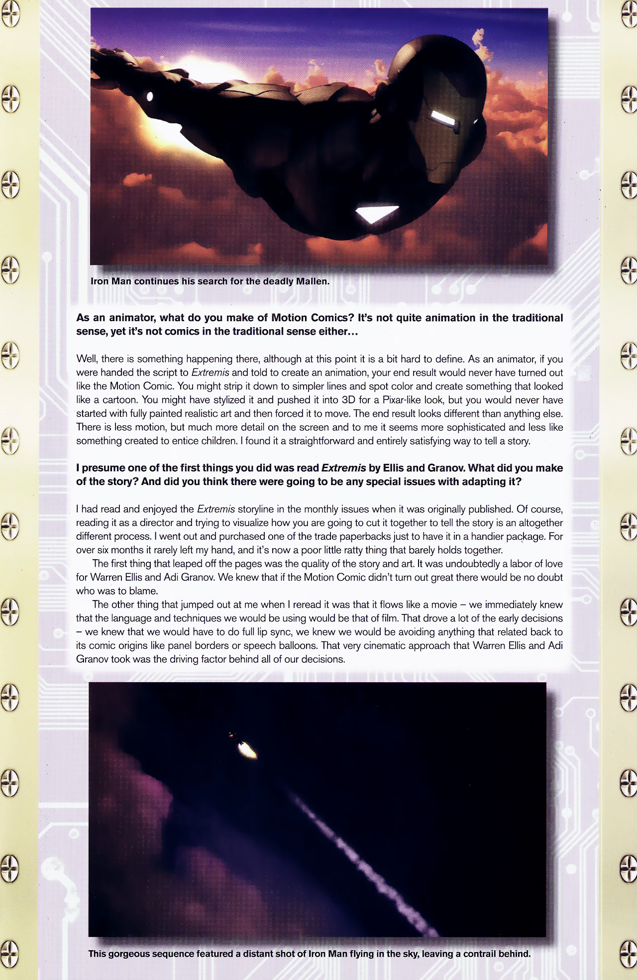 Read online Iron Man: Extremis Director's Cut comic -  Issue #6 - 27