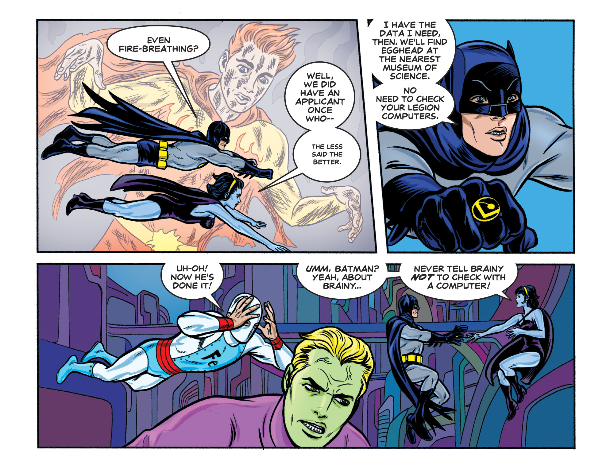 Read online Batman '66 Meets the Legion of Super-Heroes comic -  Issue #1 - 13