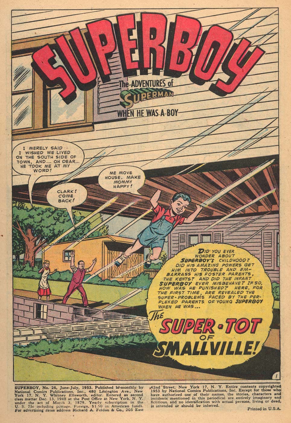 Read online Superboy (1949) comic -  Issue #26 - 2