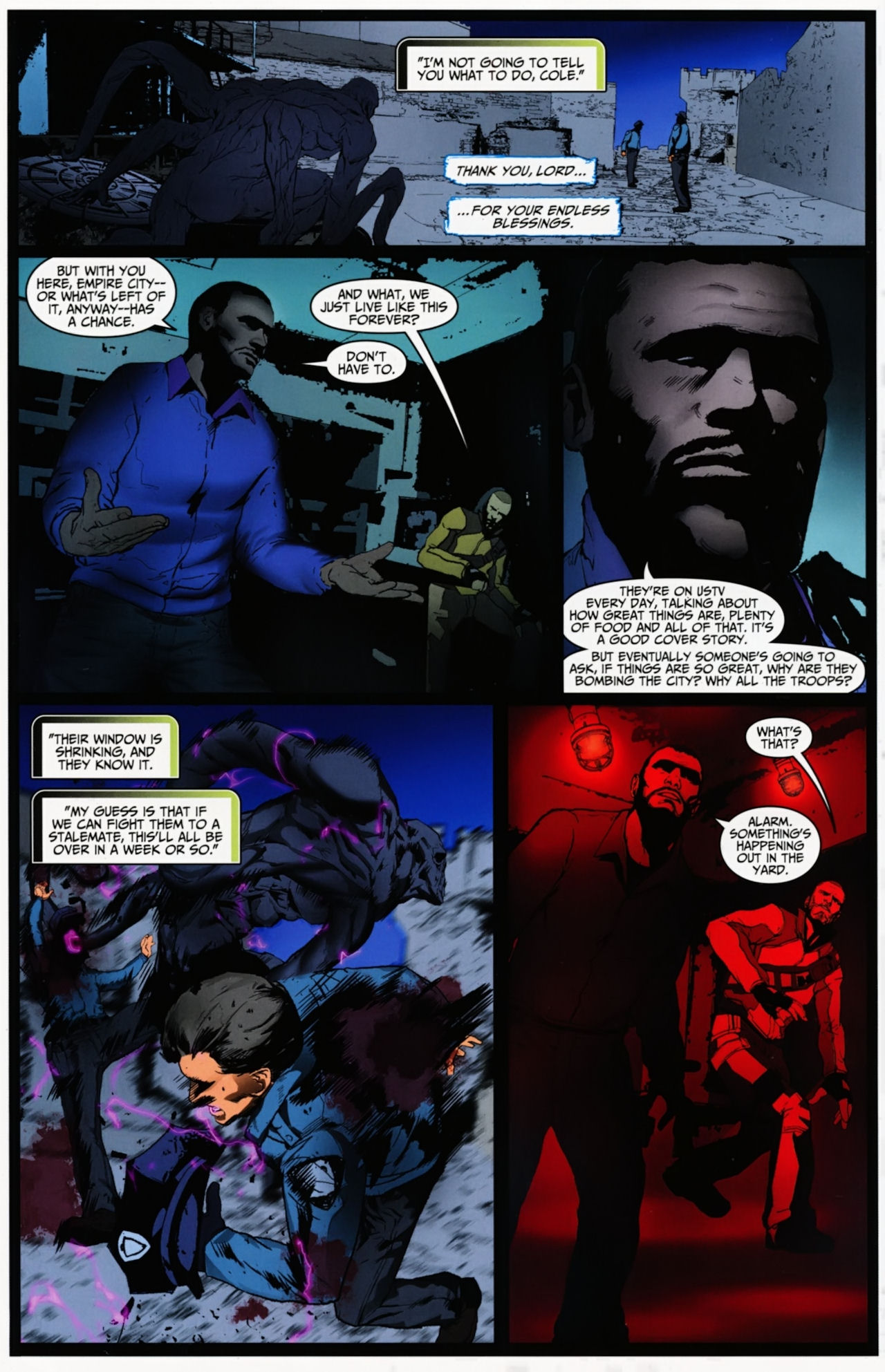 Read online inFamous comic -  Issue #3 - 5