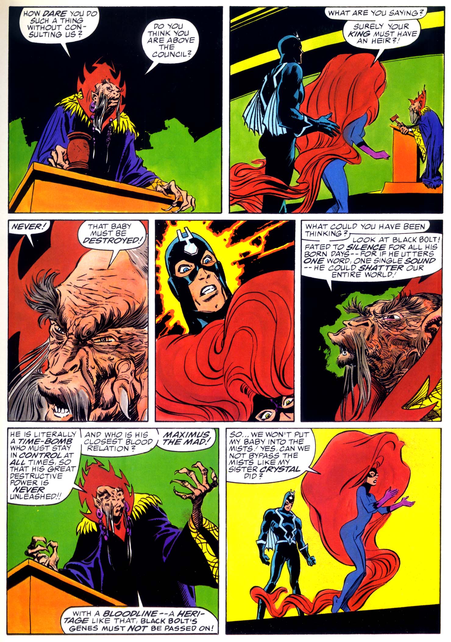 Read online Marvel Graphic Novel comic -  Issue #39 - The Inhumans - 15