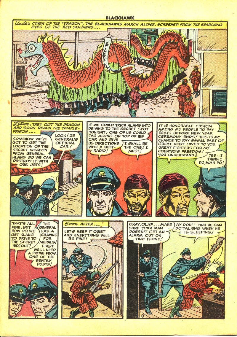 Read online Blackhawk (1957) comic -  Issue #52 - 10