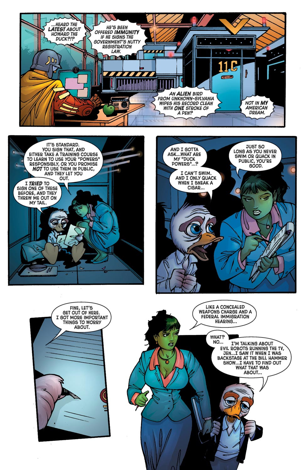 Read online Howard the Duck (2007) comic -  Issue #3 - 13